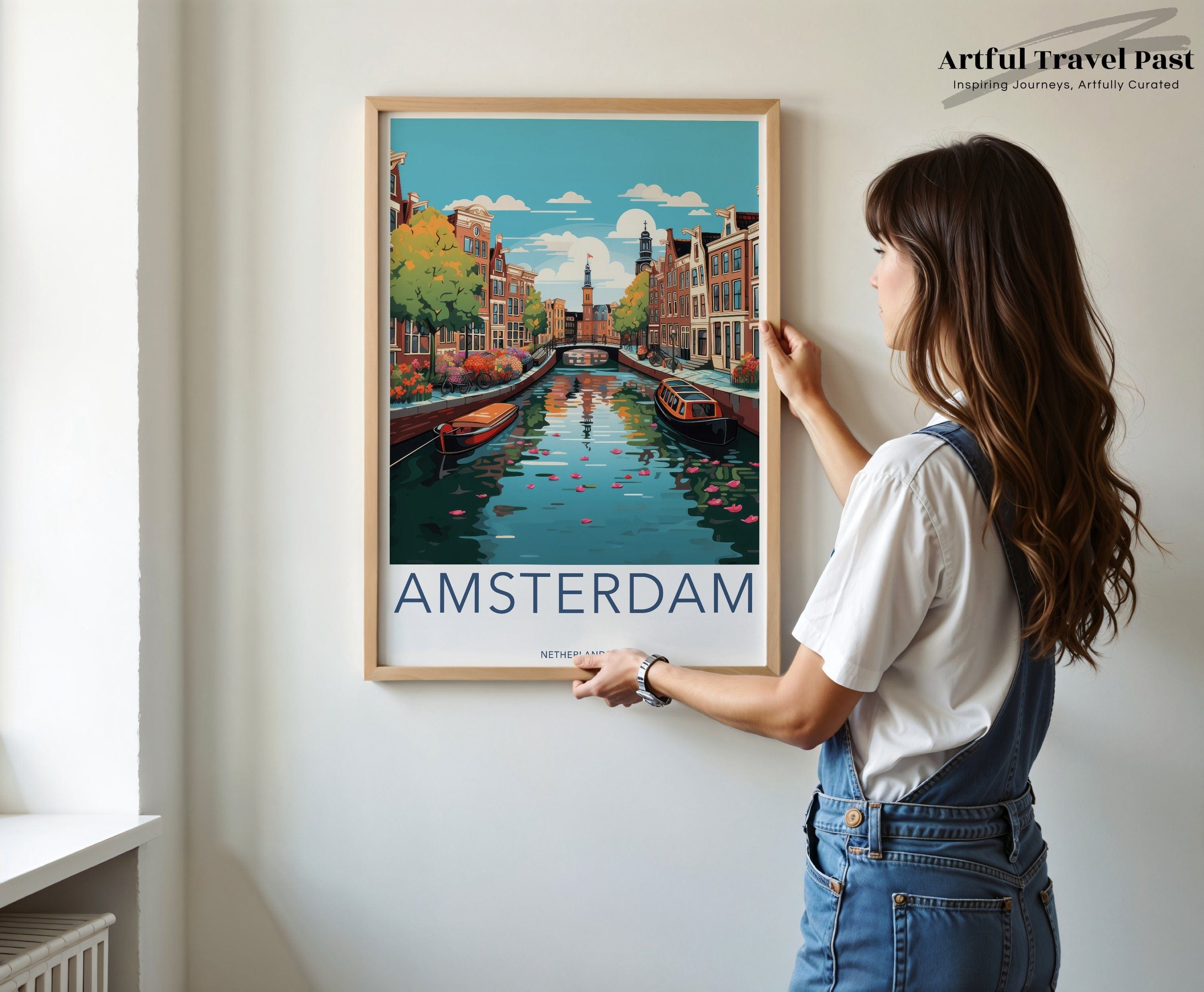 Wall Art Amsterdam Poster | Netherlands Wall Art | Europe Decor