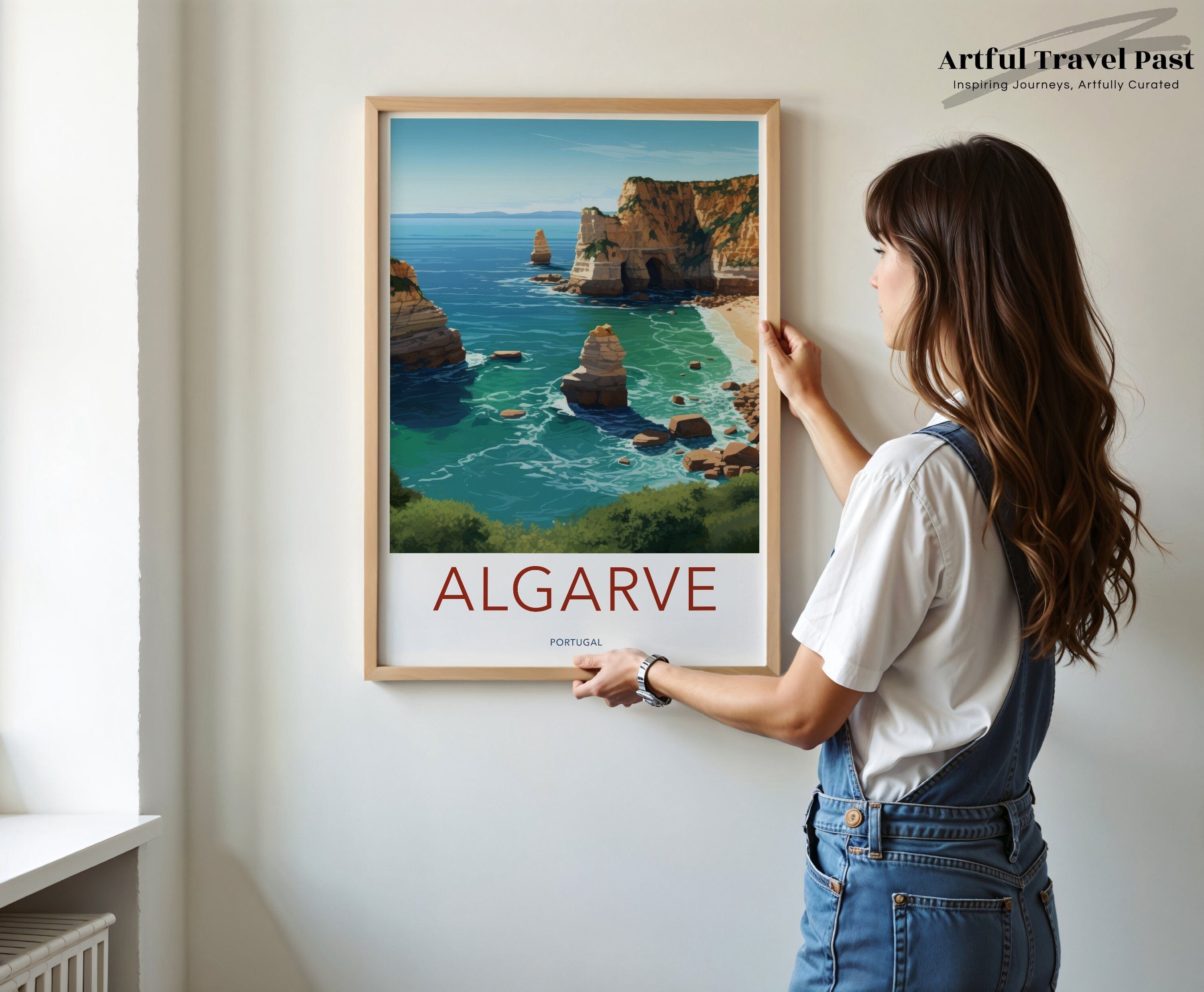 Wall Art Algarve Poster | Portugal Wall Art | Europe Decor