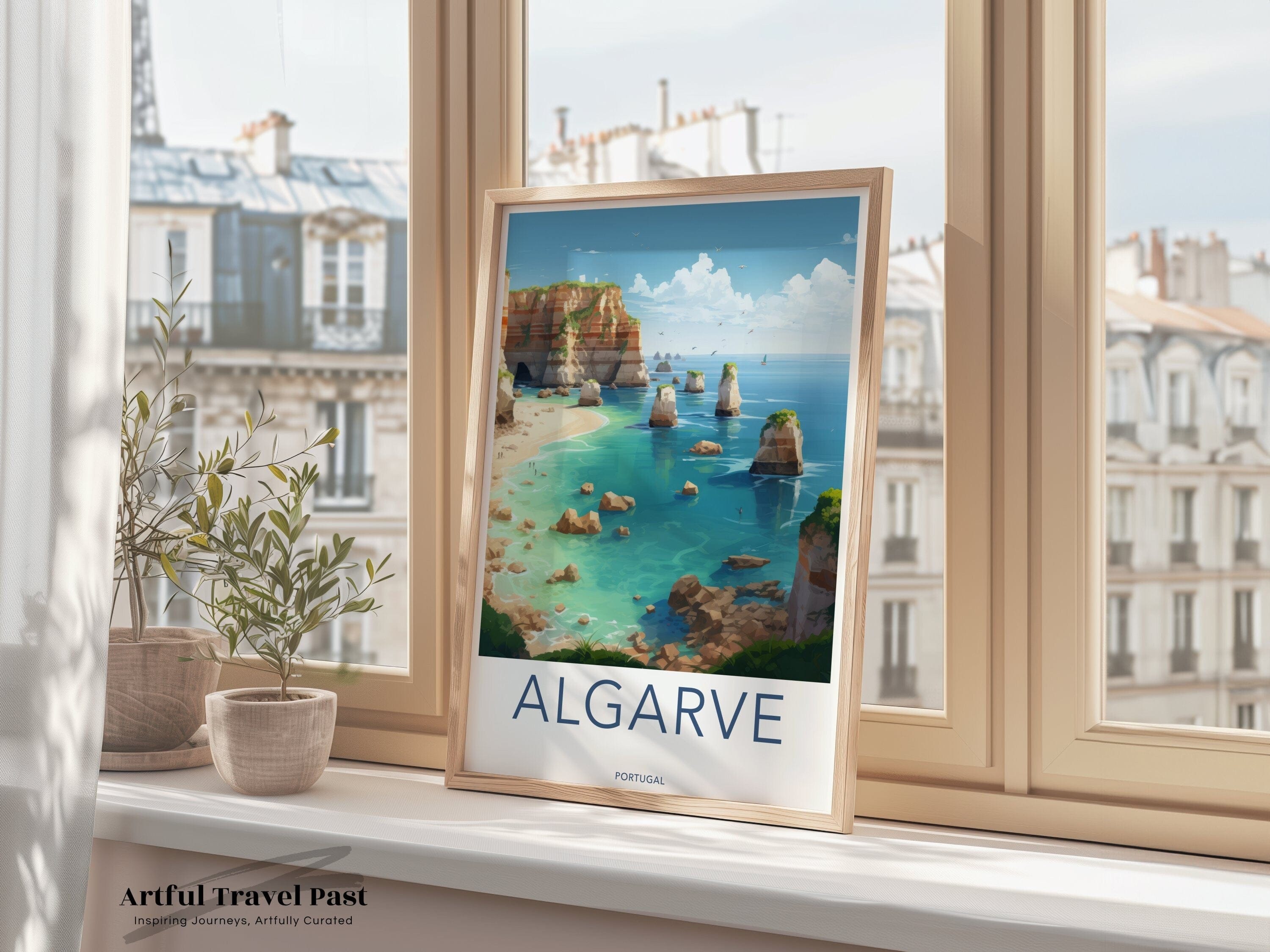 Wall Art Algarve Poster | Portugal Wall Art | Europe Decor