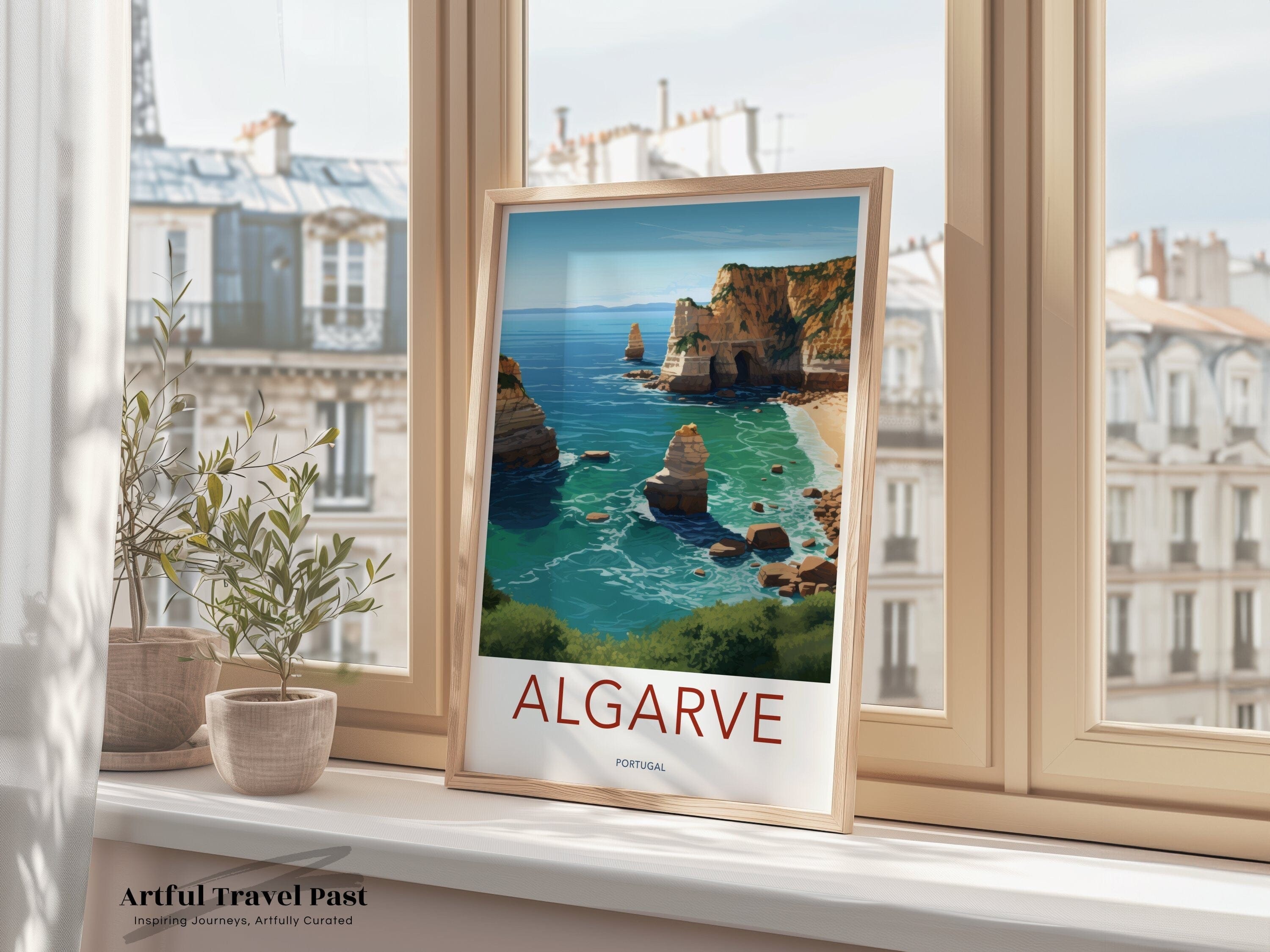 Wall Art Algarve Poster | Portugal Wall Art | Europe Decor