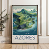 Wall Art Azores Poster | Portugal Wall Art | Europe Decor