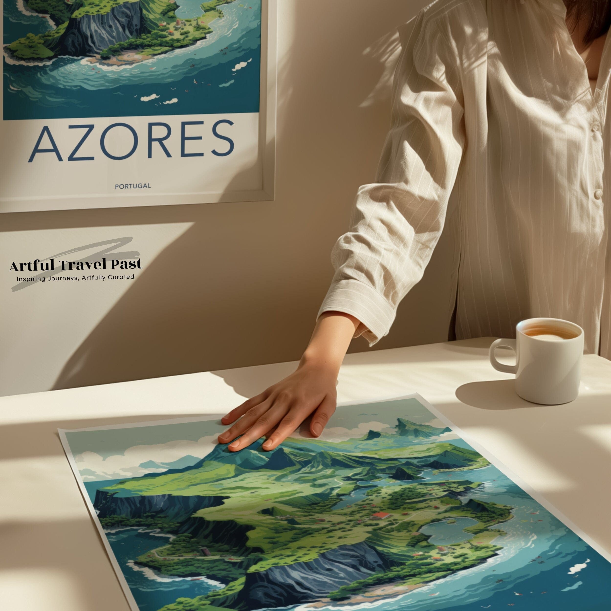 Wall Art Azores Poster | Portugal Wall Art | Europe Decor