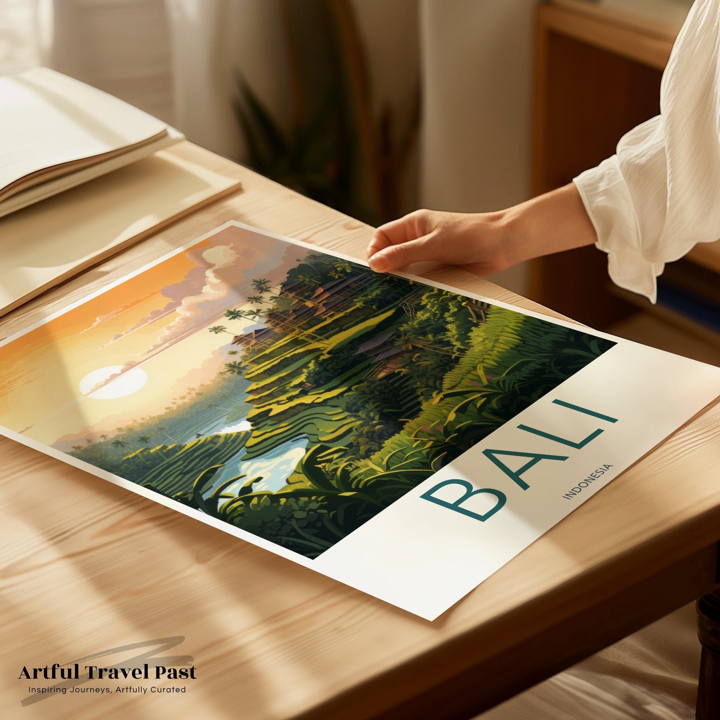 Wall Art Bali Poster | Indonesia Wall Art | Asia Decor