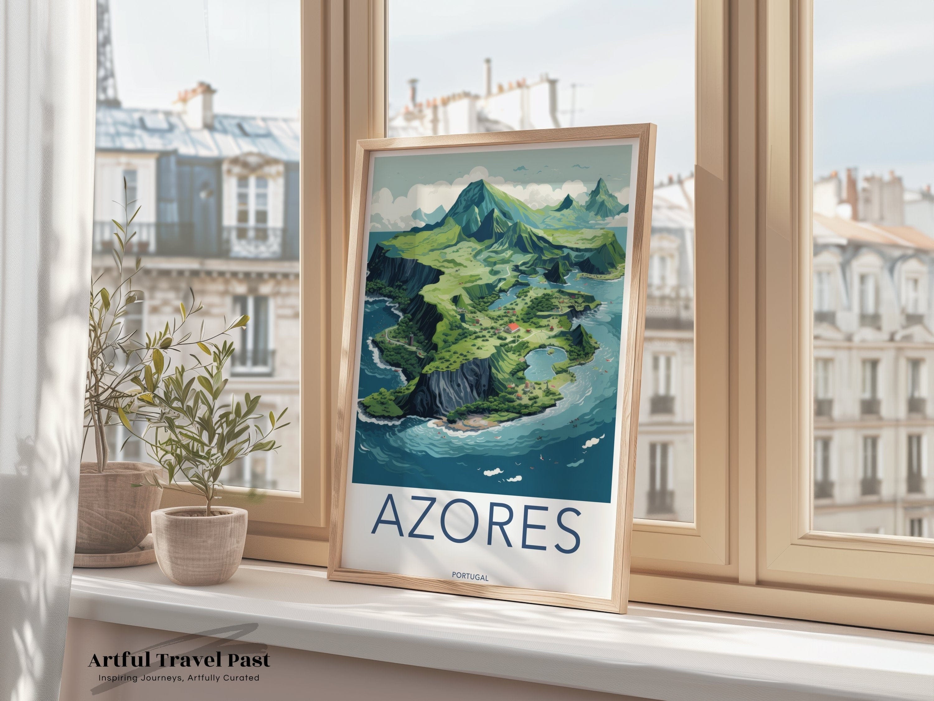 Wall Art Azores Poster | Portugal Wall Art | Europe Decor