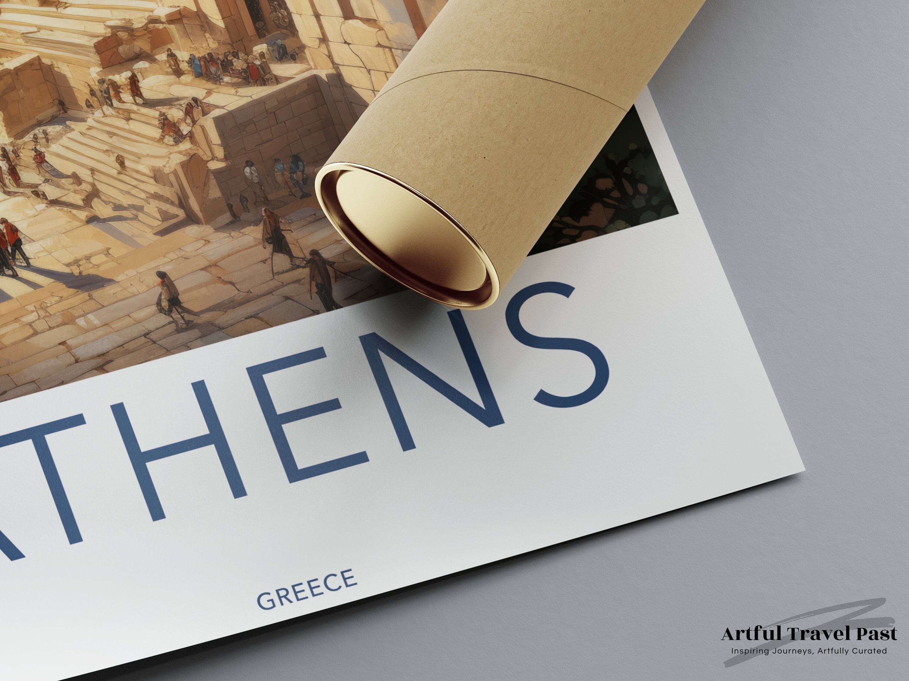 Wall Art Athens Acropolis Poster | Greek Heritage Print | Greece Wall Art