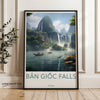 Wall Art Ban Gioc Falls Poster | Vietnam Wall Art | Asia Decor