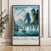 Wall Art Ban Gioc Falls Poster | Vietnam Wall Art | Nature Decor