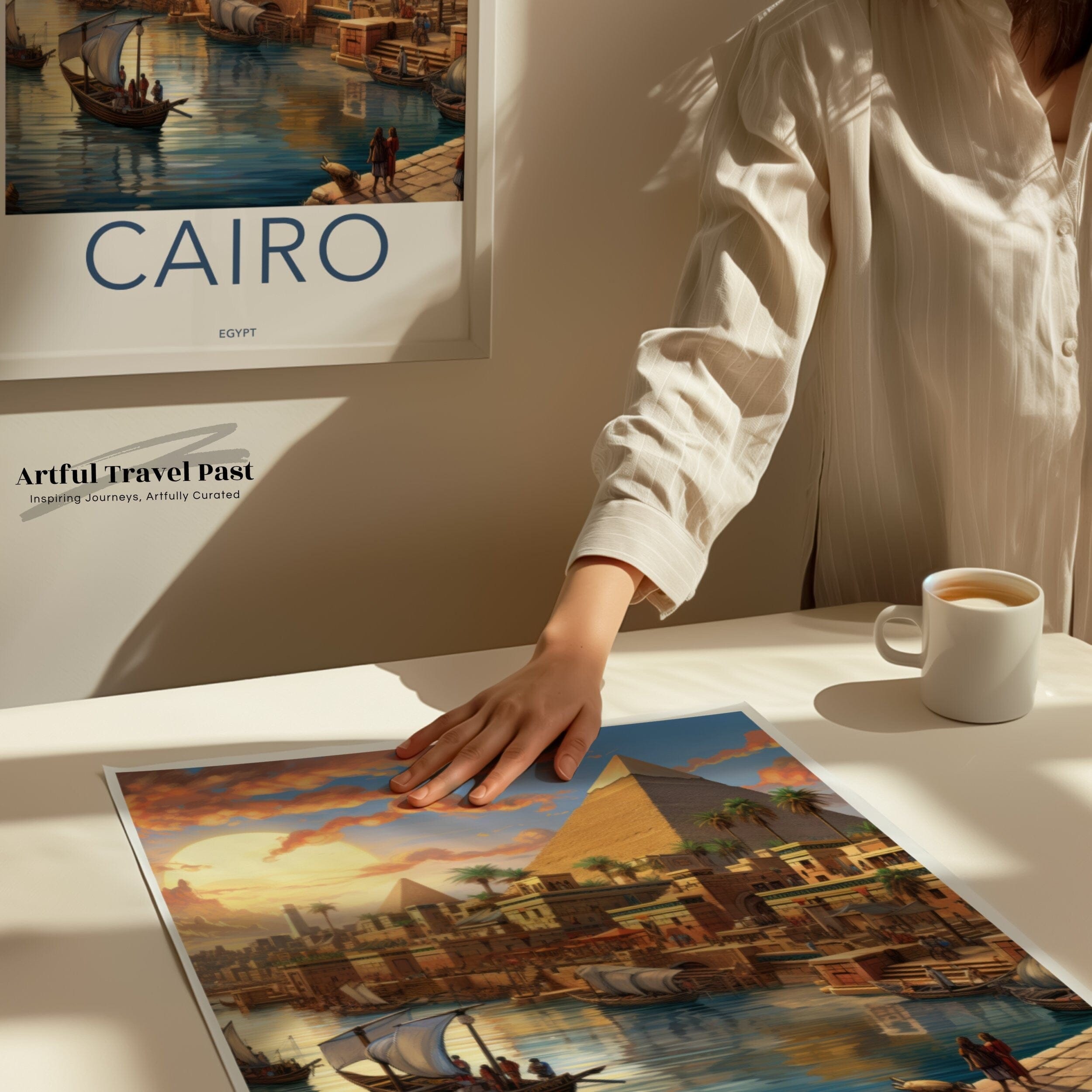 Wall Art Cairo Poster | Egypt Wall Art | Middle East Decor