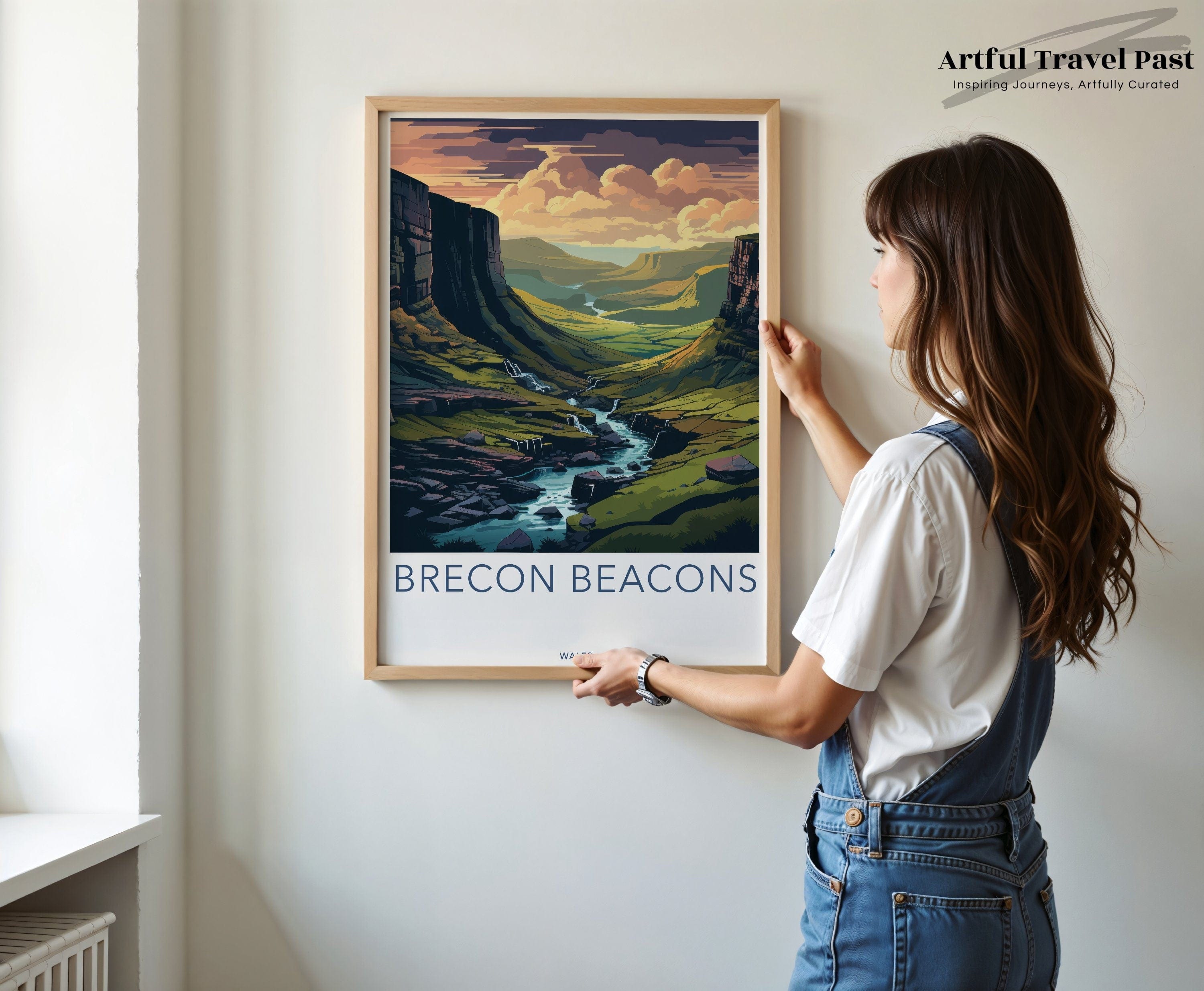 Wall Art Brecon Beacons Poster | Wales Wall Art | UK Decor