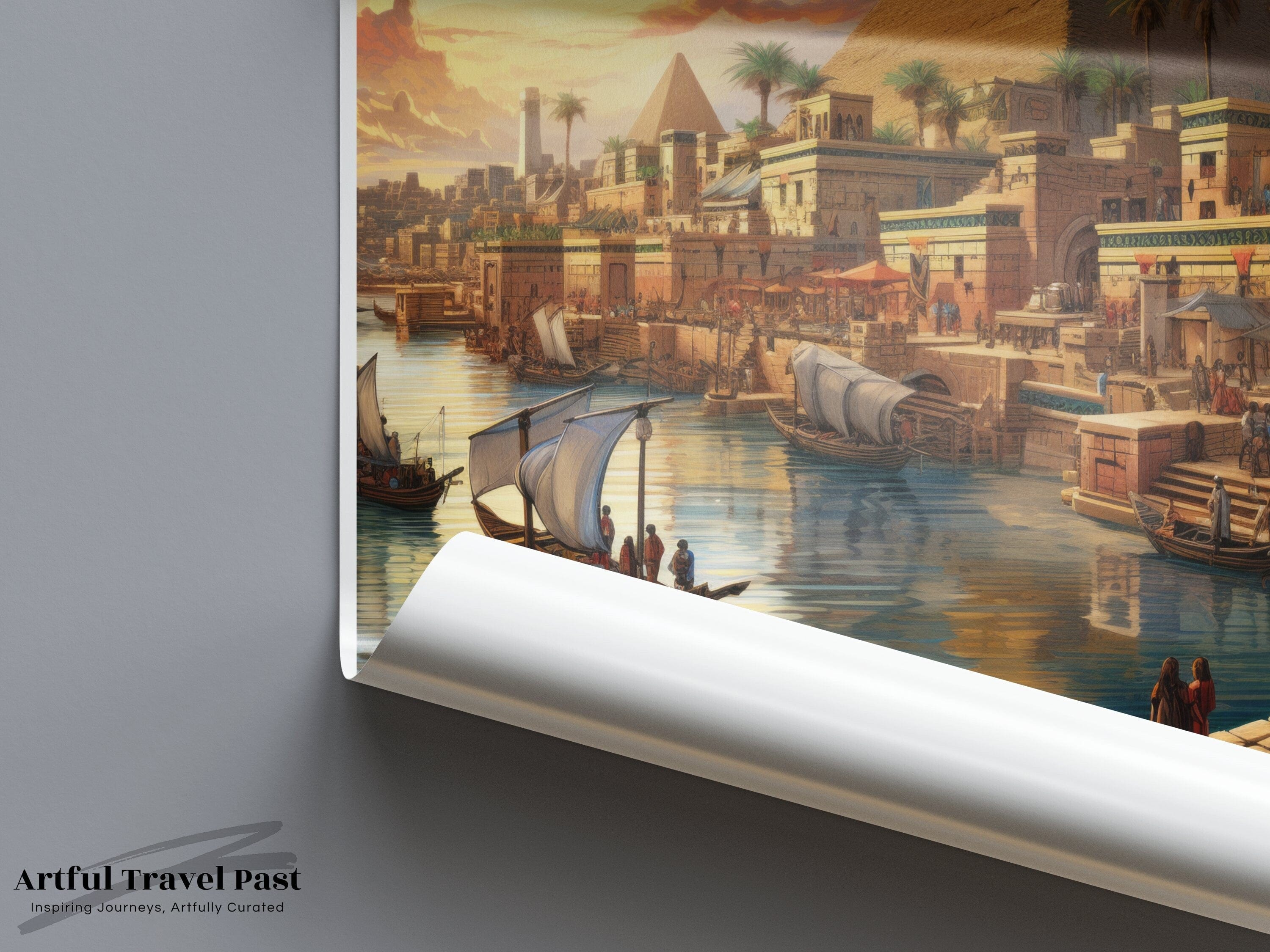 Wall Art Cairo Poster | Egypt Wall Art | Middle East Decor