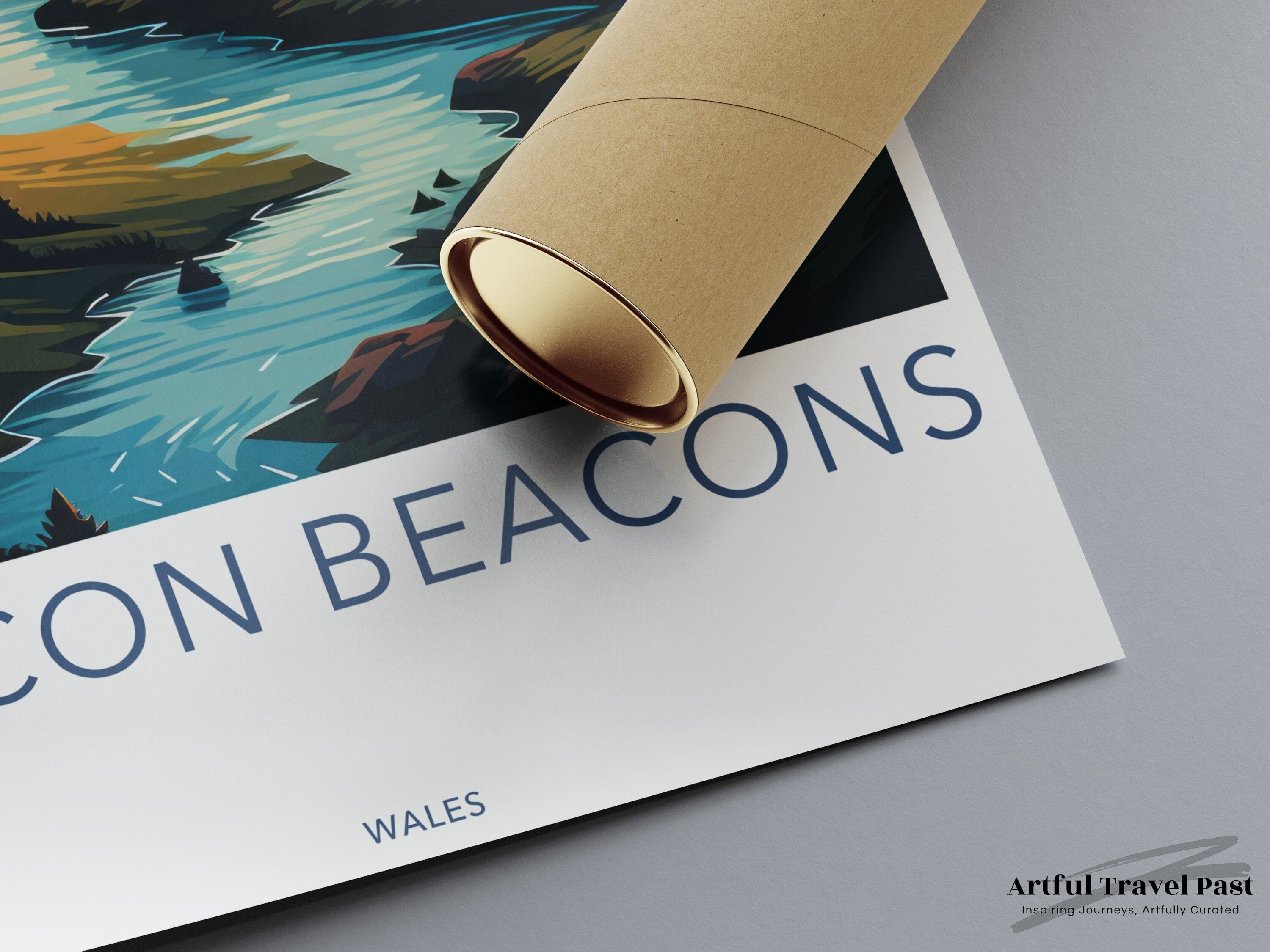 Wall Art Brecon Beacons Poster | Wales Wall Art | UK Decor