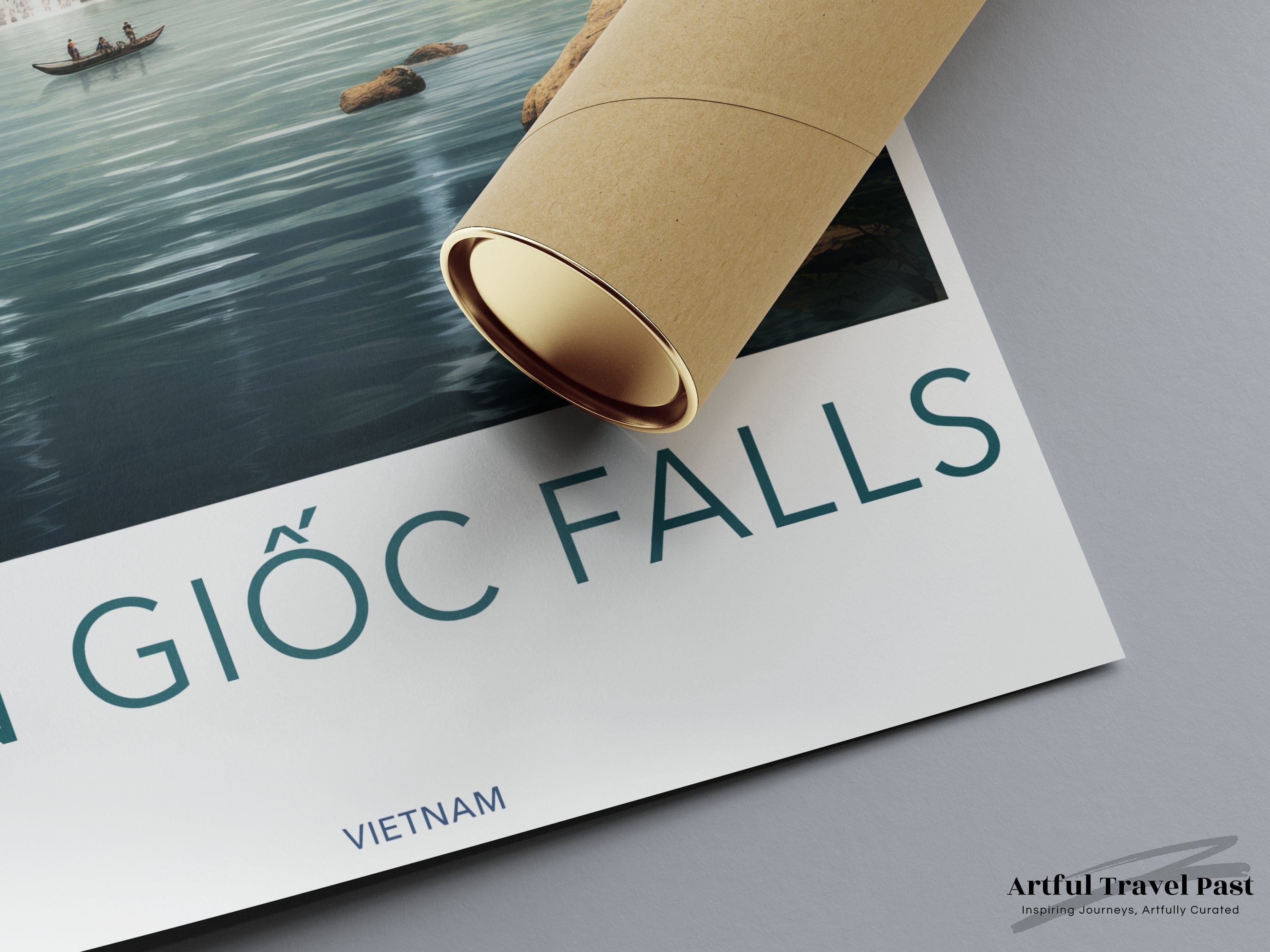 Wall Art Ban Gioc Falls Poster | Vietnam Wall Art | Asia Decor