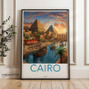 Wall Art Cairo Poster | Pyramid Desert Artwork | Egypt Wall Art