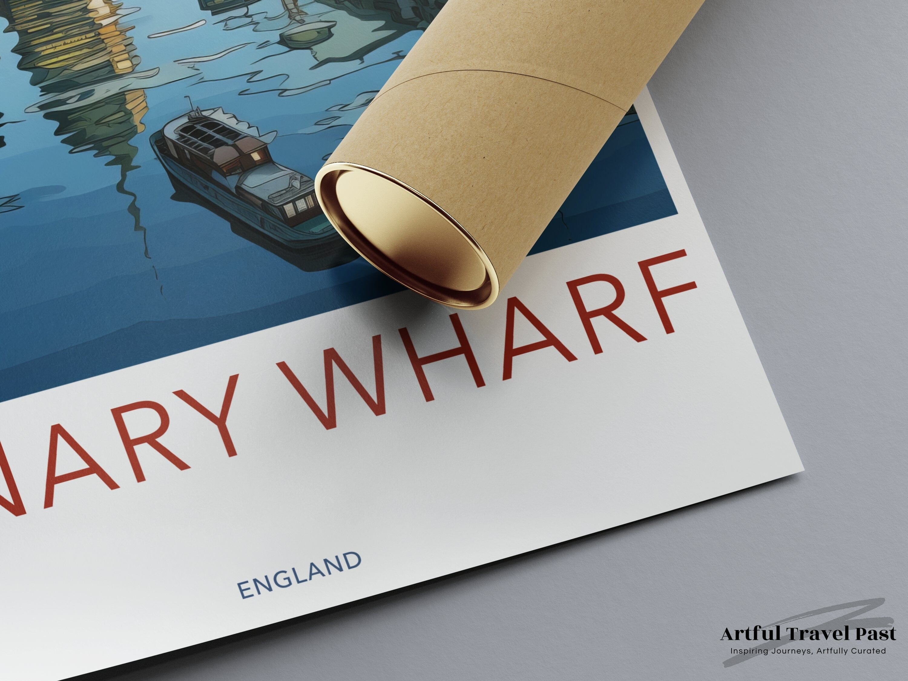 Wall Art Canary Wharf Poster | England Wall Art | UK Decor