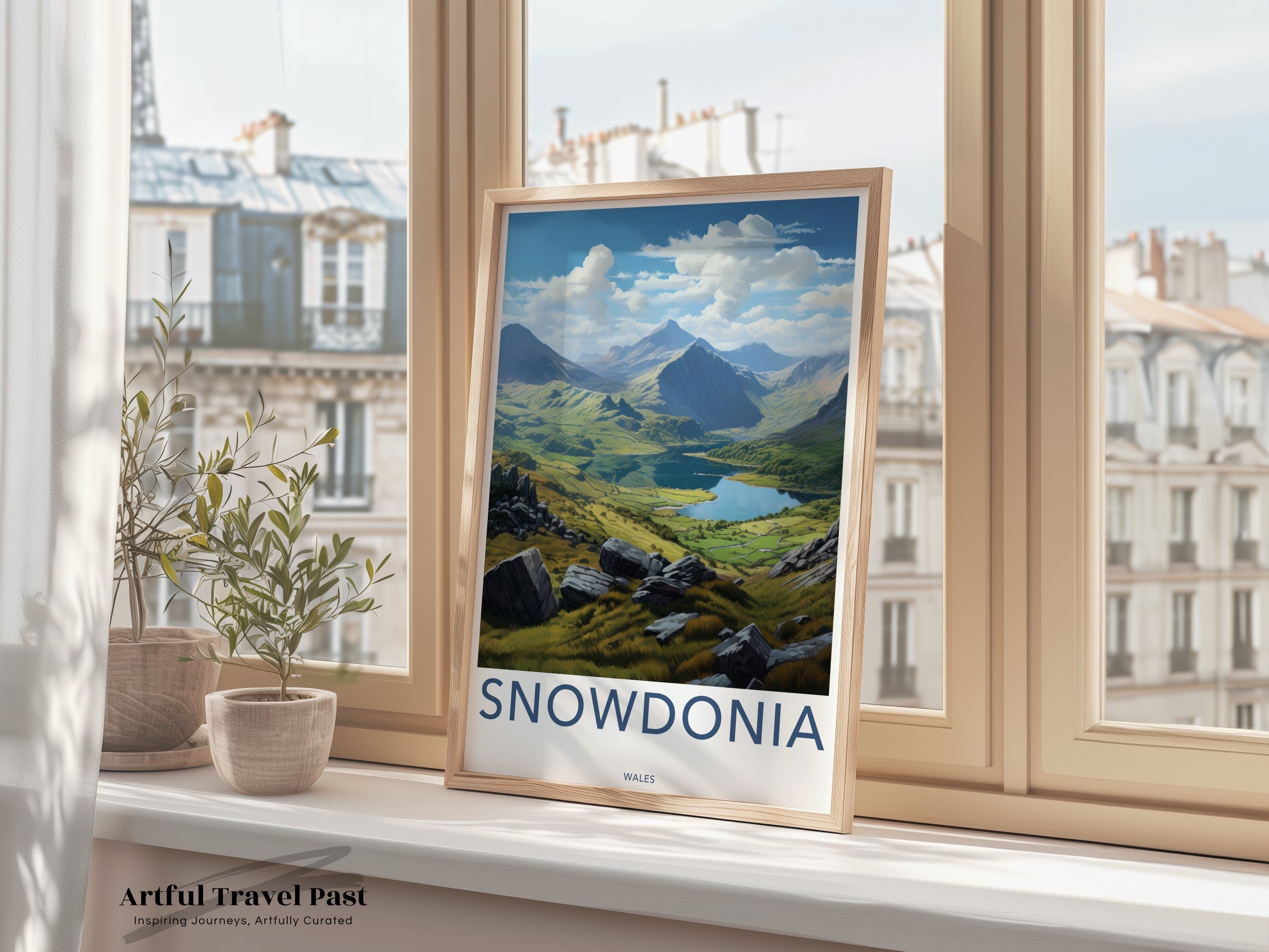 Snowdonia Wall Art, Scenic Mountain View Print, Wales Landscape Poster, Nature Photography, Travel Souvenir, Home Decor