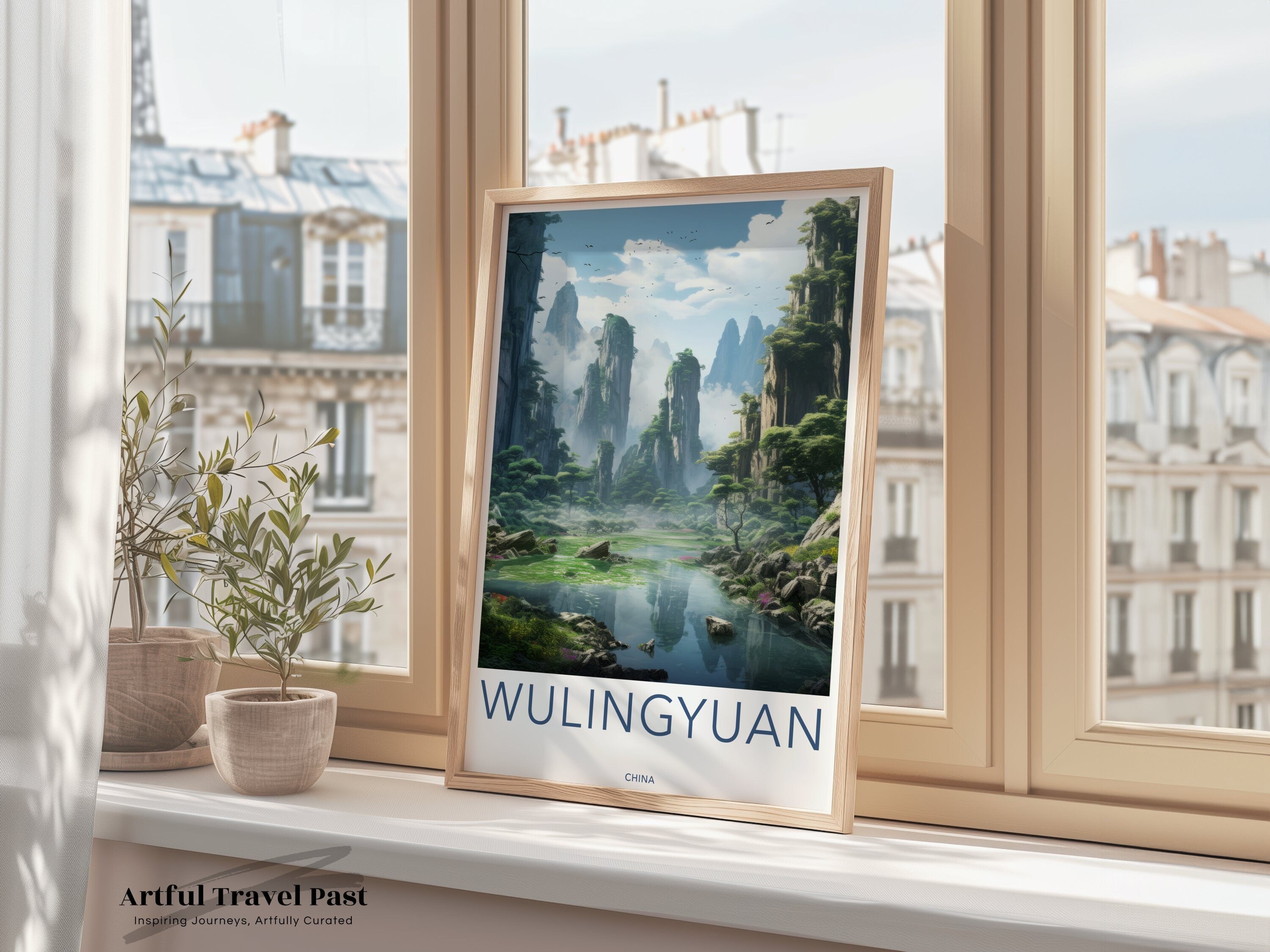 Wulingyuan Wall Art, Popular Travel Destination Print, Scenic China Decor, Landscape Photography, Nature Lovers Gift, Home Decor