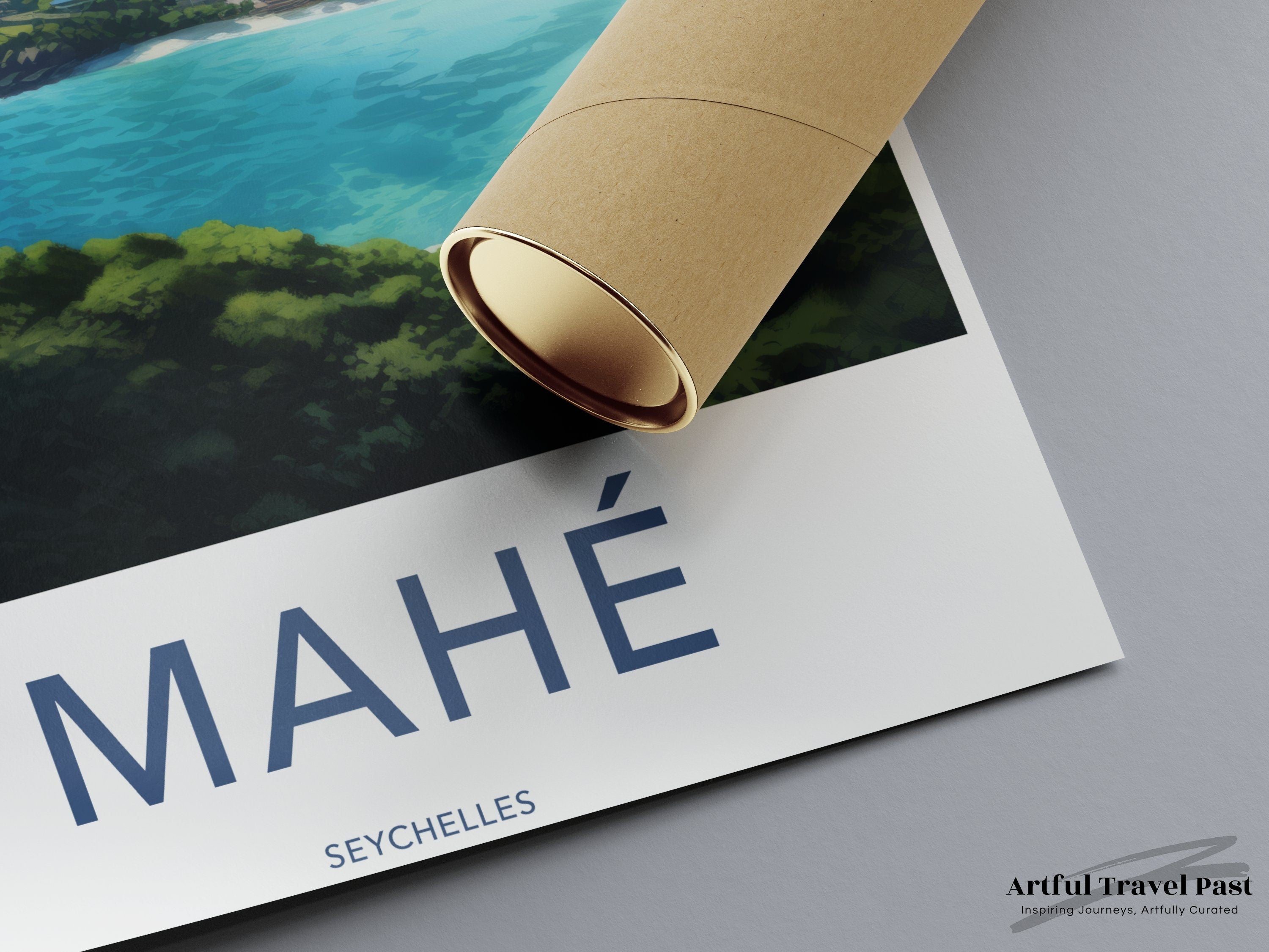 Mahé Seychelles Wall Art, Scenic Island Landscape Print, Coastal Beauty Home Decor, Tropical Paradise Poster, Unique Travel Gift