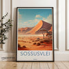 Sossusvlei Wall Art, Namibia Landscape Print, Desert Dunes Art, Scenic Nature Poster, African Desert Decor, Travel Photography