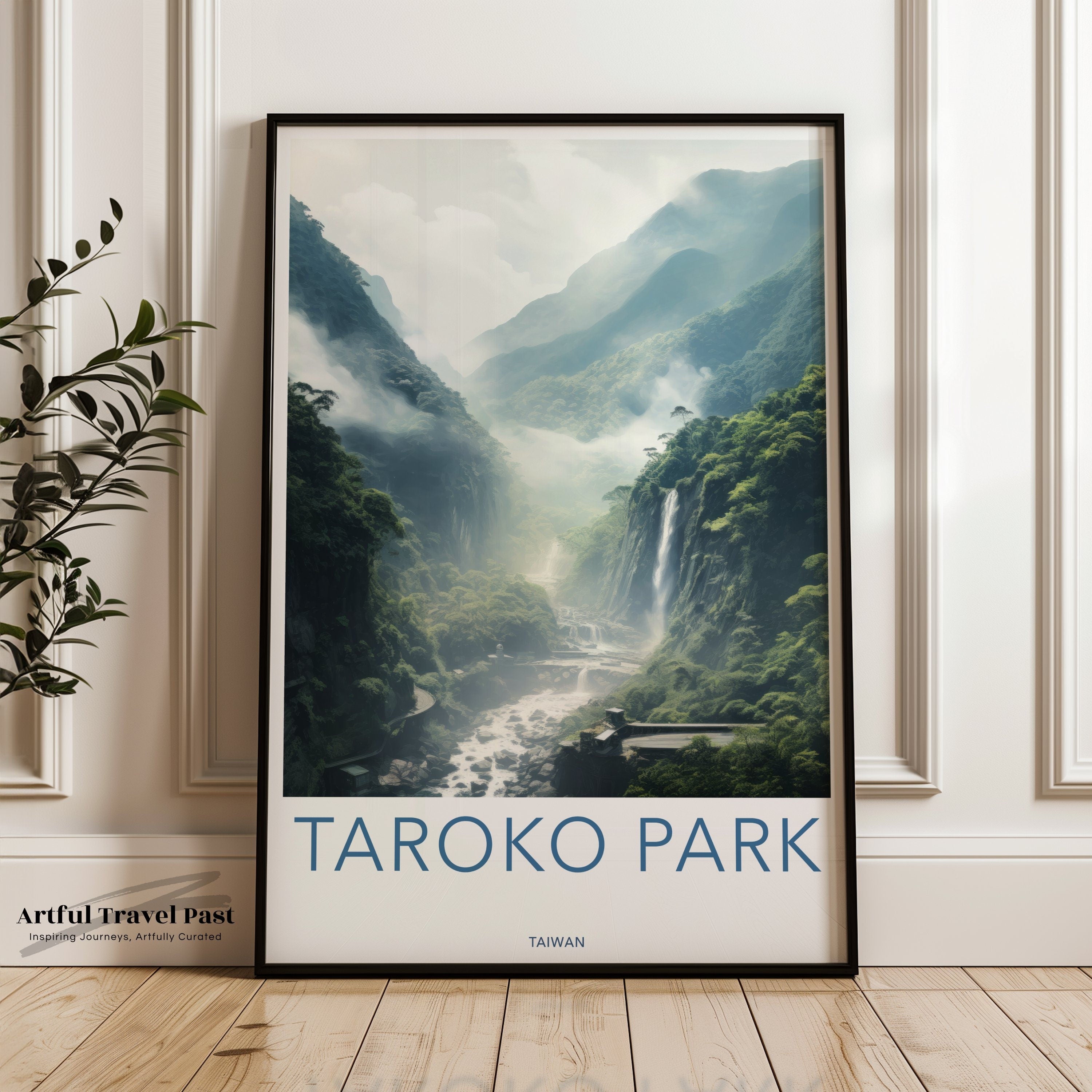 Stunning Taiwan Taroko Park Wall Art, Beautiful Nature Landscape Print, Scenic Mountain View, Home Decor, Architectural Wonders, Cultural