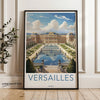 Versailles Wall Art, France Travel Poster, French Landmark Decoration, Historical Art Print, Royal Palace Illustration, Elegant Home Decor