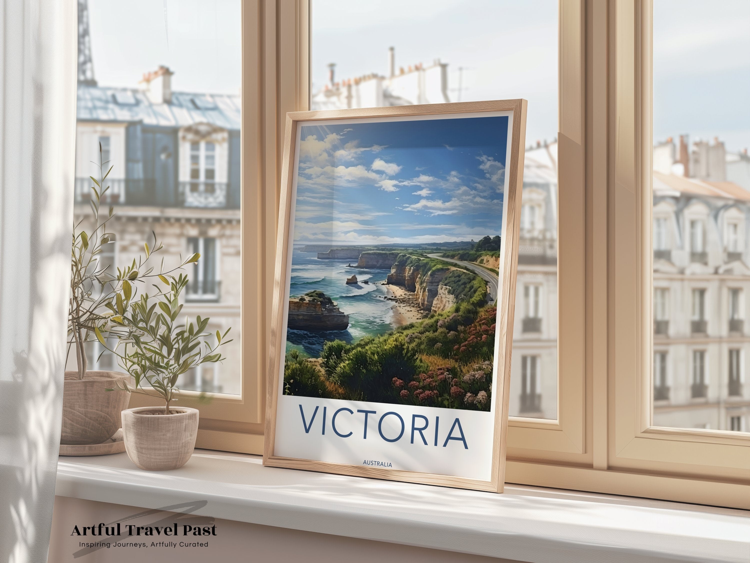 Scenic Coastal Wall Art, Breathtaking Seascape Decor, Victoria Australia Travel Poster, Landscape Photography Print, Ocean View Artwork