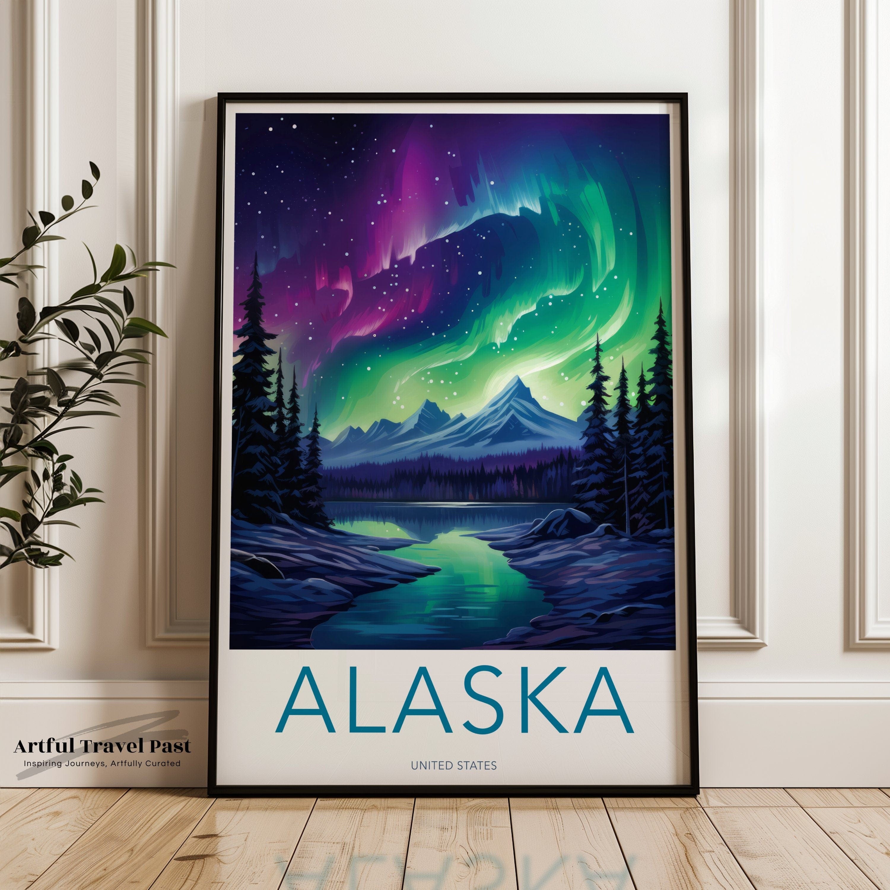 Wall Art Alaska Poster | USA Wall Art | North America Decor