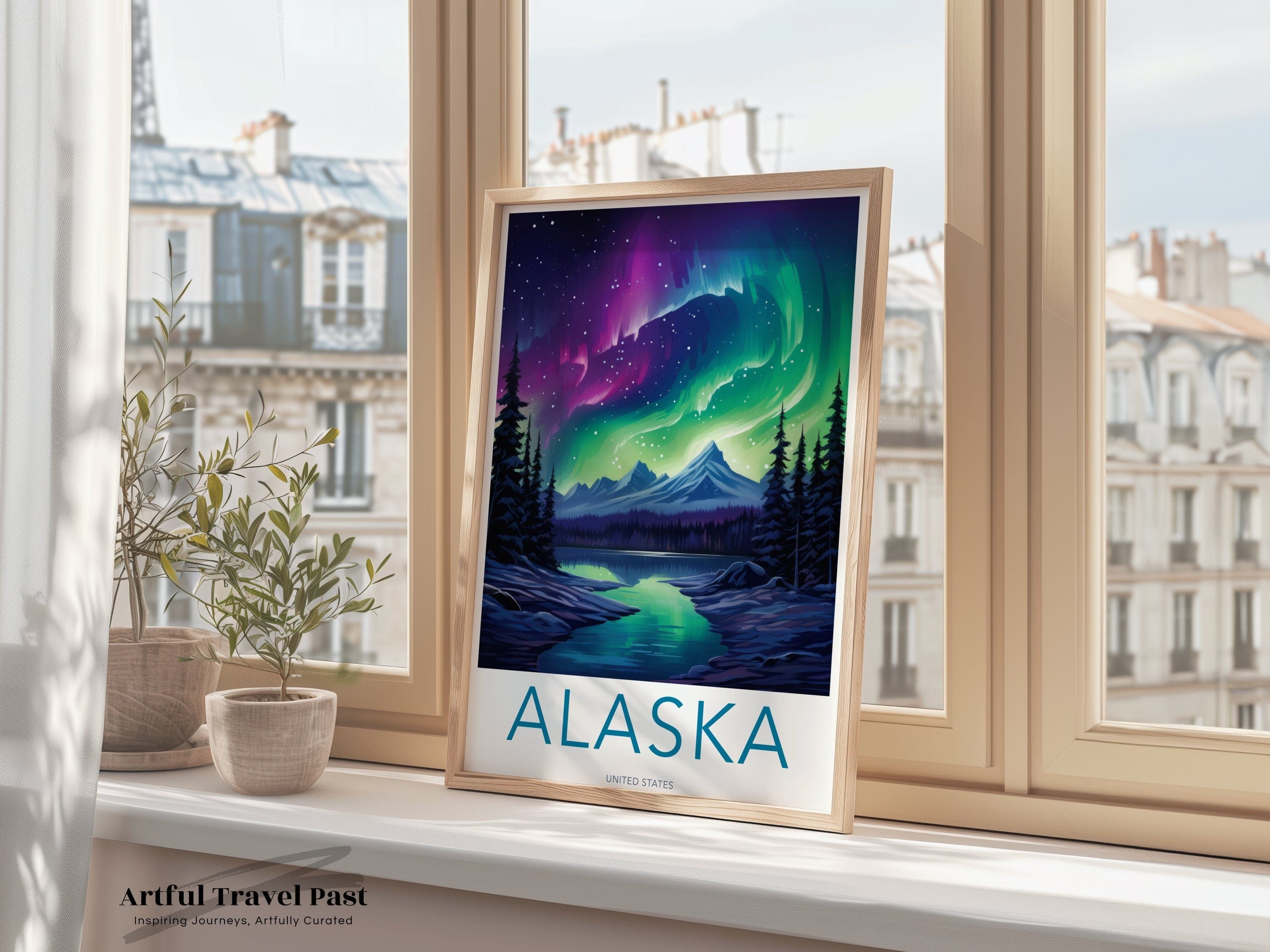 Wall Art Alaska Poster | USA Wall Art | North America Decor