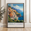 Wall Art Amalfi Coast Poster | Mediterranean Art | Italy Wall Art