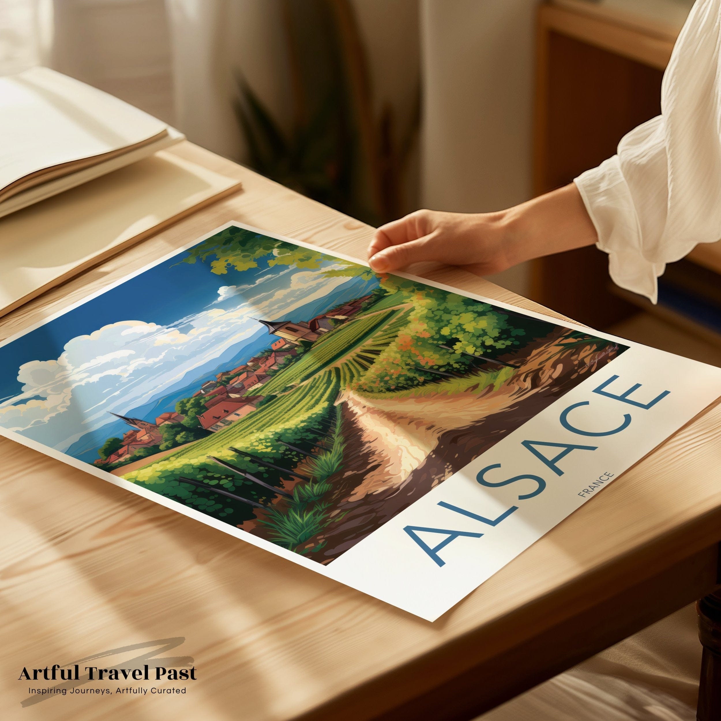 Wall Art Alsace Poster | French Countryside | France Wall Art