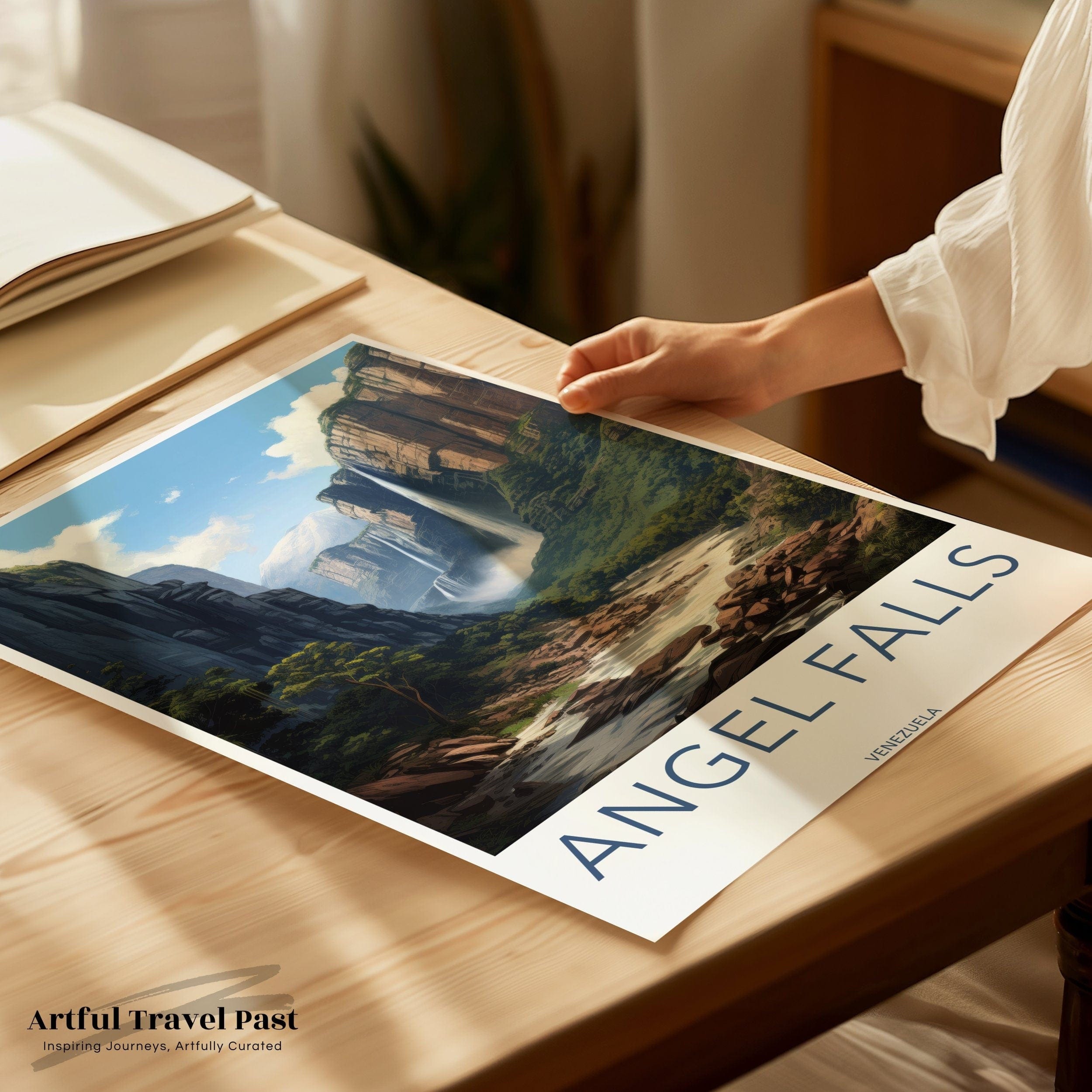 Wall Art Angel Falls Poster | Canaima National Park | Venezuela Wall Art