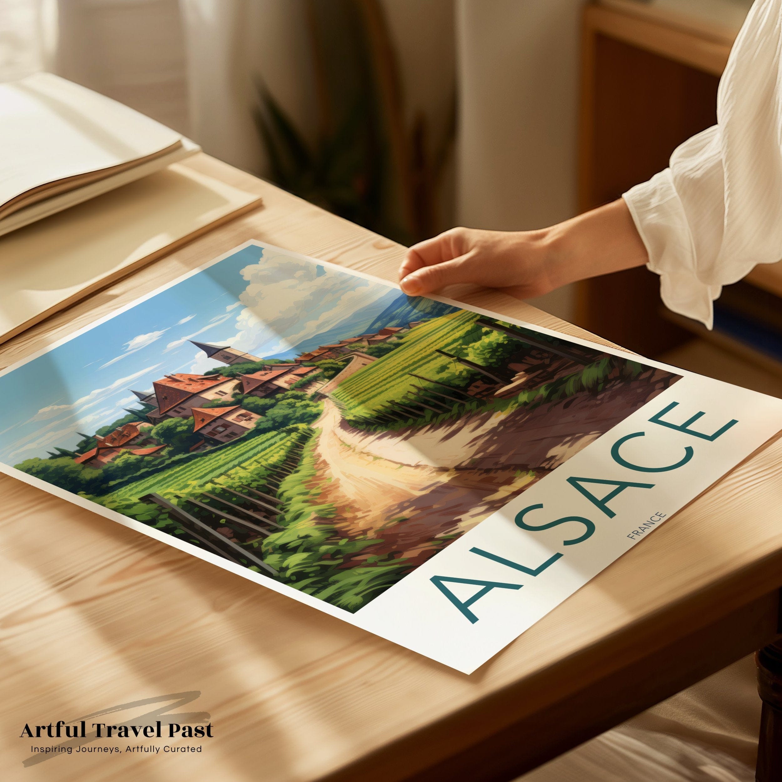 Wall Art Alsace Poster | France Wall Art | Europe Decor