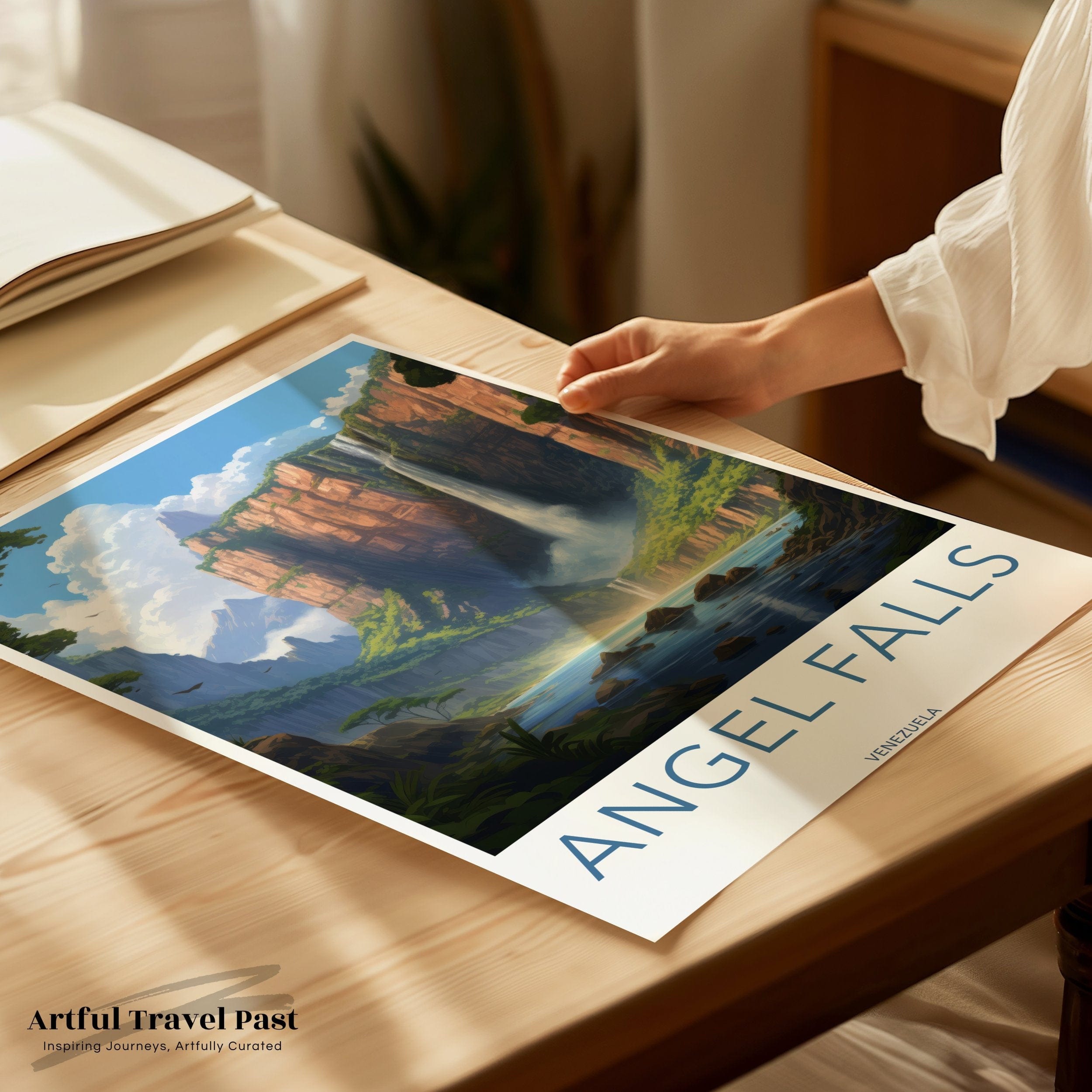 Wall Art Angel Falls Poster | UNESCO Site | Venezuela Wall Art