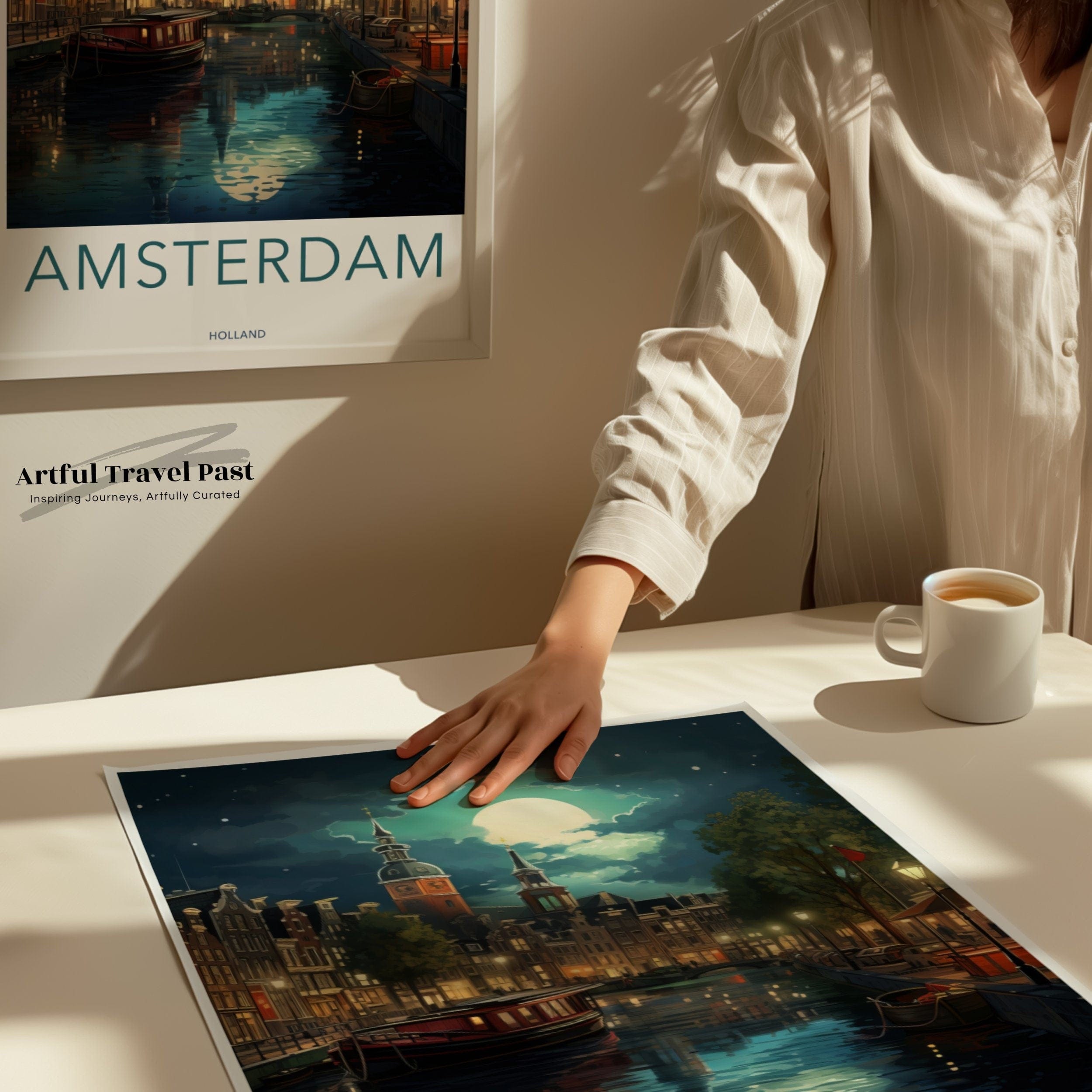 Wall Art Amsterdam Poster | Netherlands Wall Art | Europe Decor