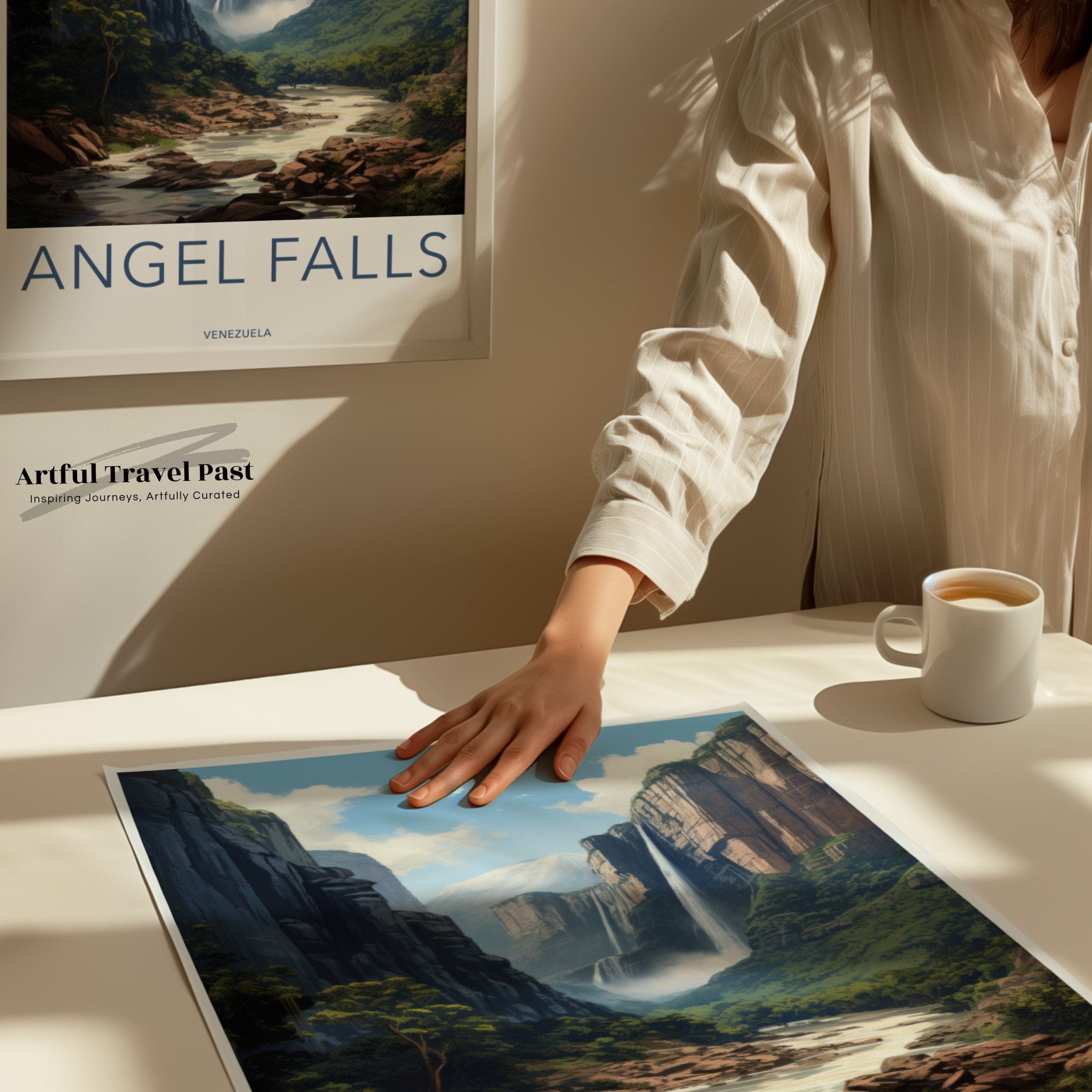 Wall Art Angel Falls Poster | Canaima National Park | Venezuela Wall Art