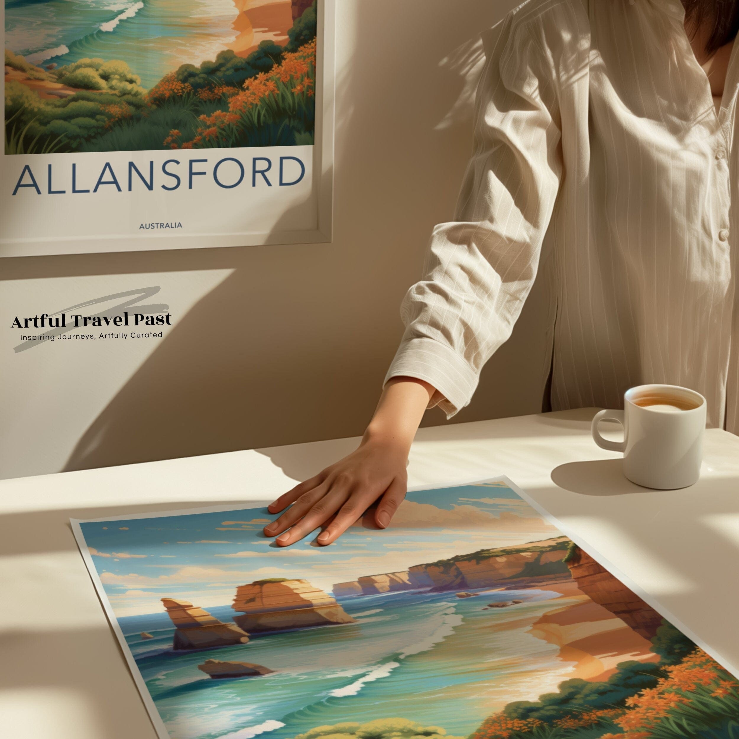 Wall Art Allansford Bay Poster | Australia Wall Art | Oceania Decor