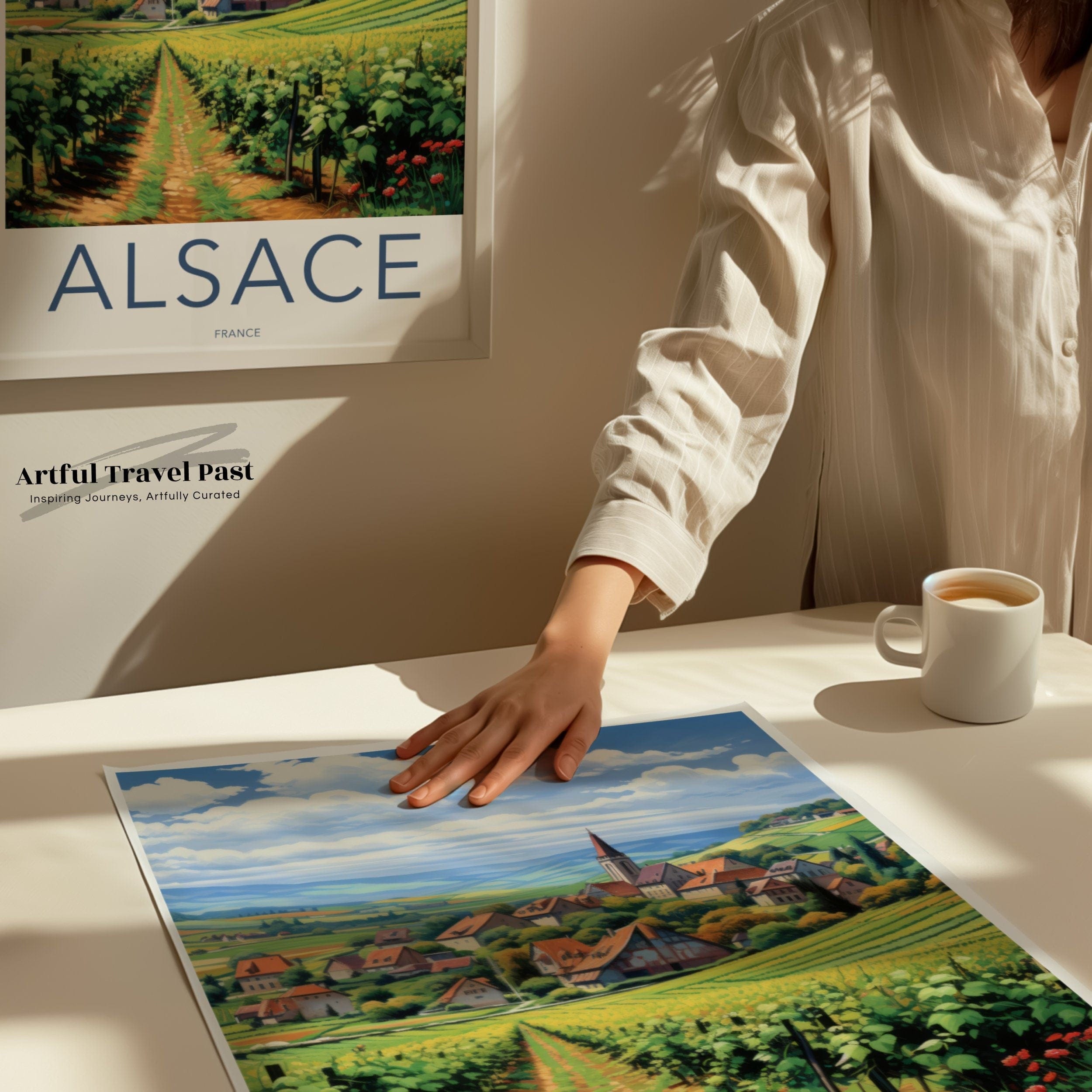 Wall Art Alsace Poster | French Countryside | France Wall Art