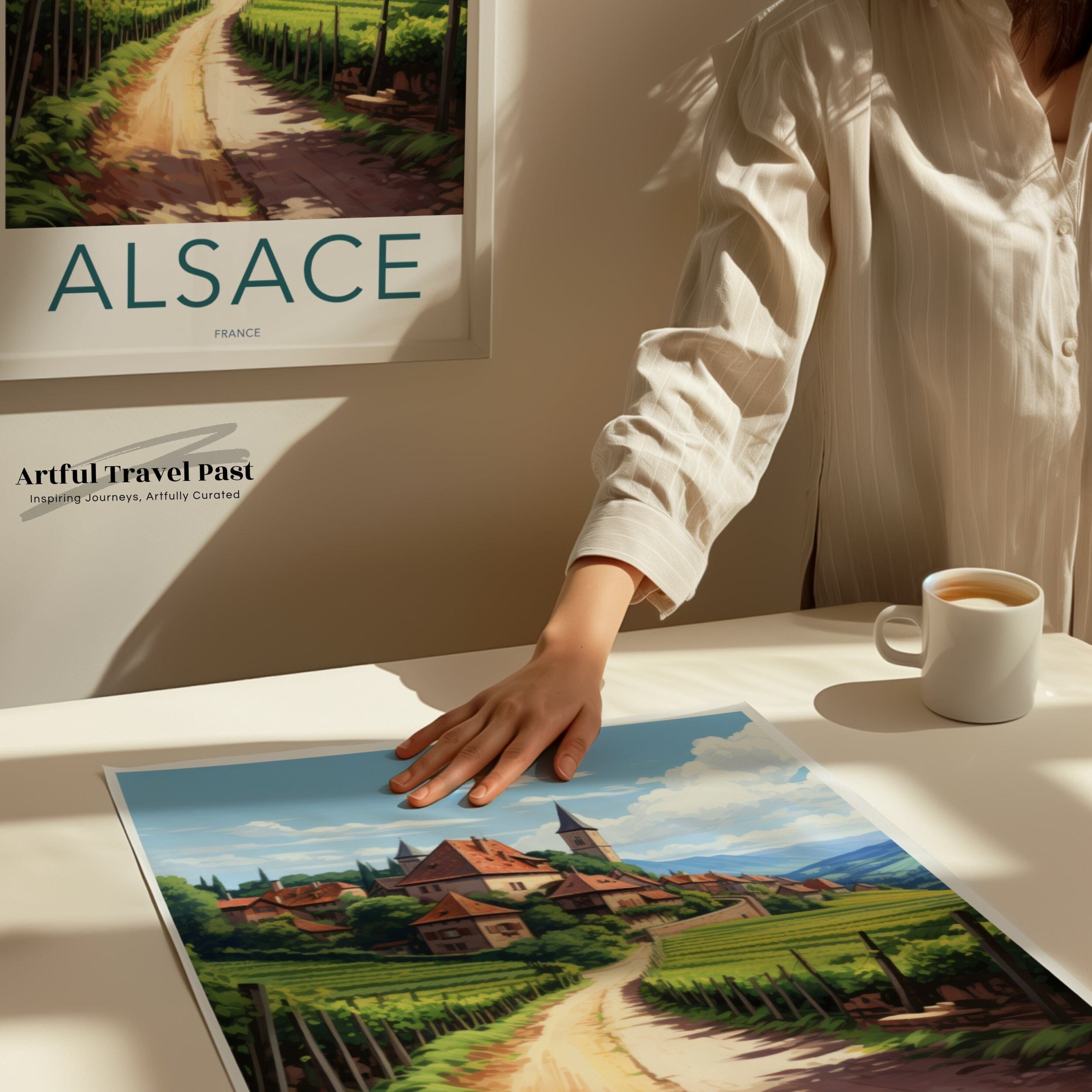 Wall Art Alsace Poster | France Wall Art | Europe Decor