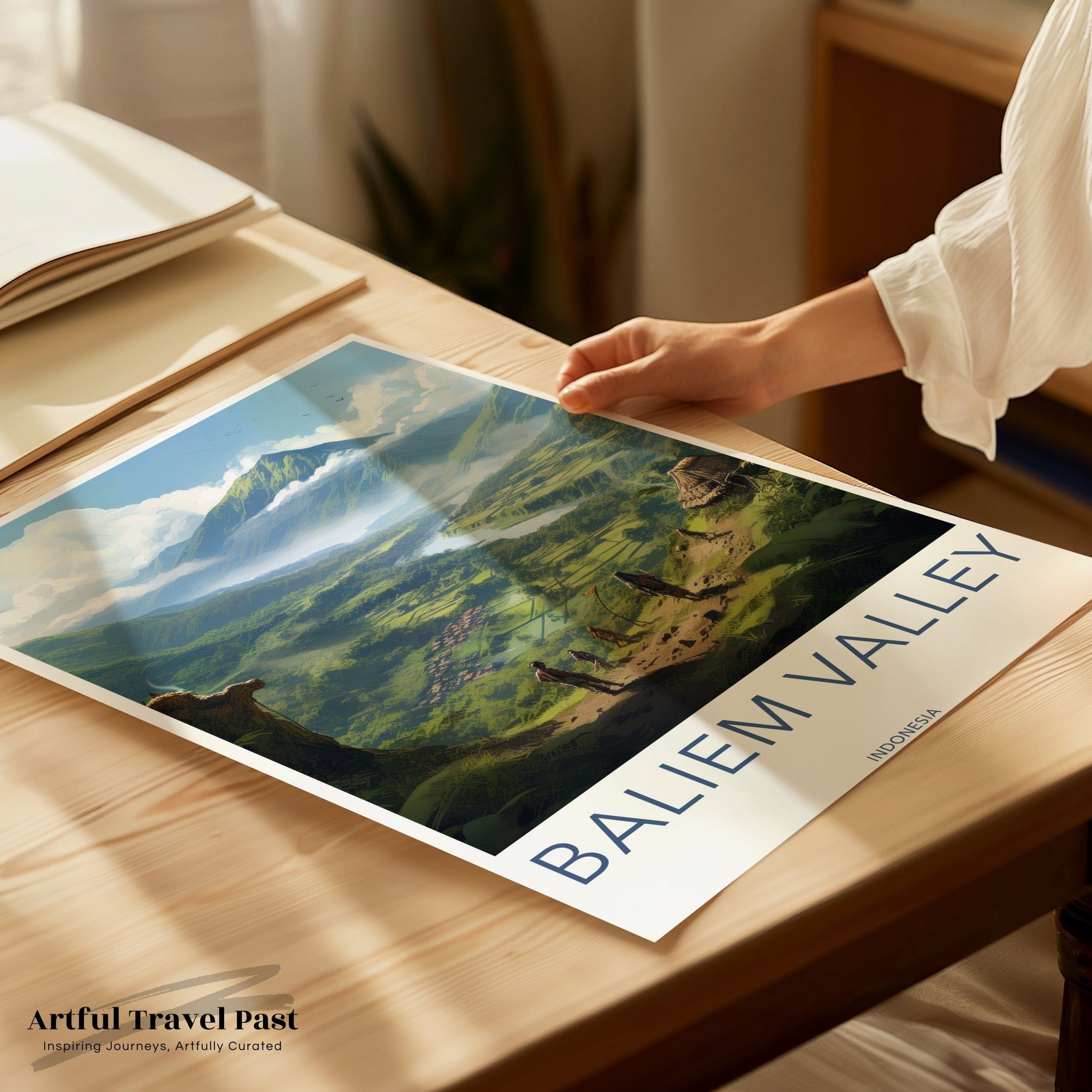 Wall Art Baliem Valley Poster | Indonesia Wall Art | Asia Decor