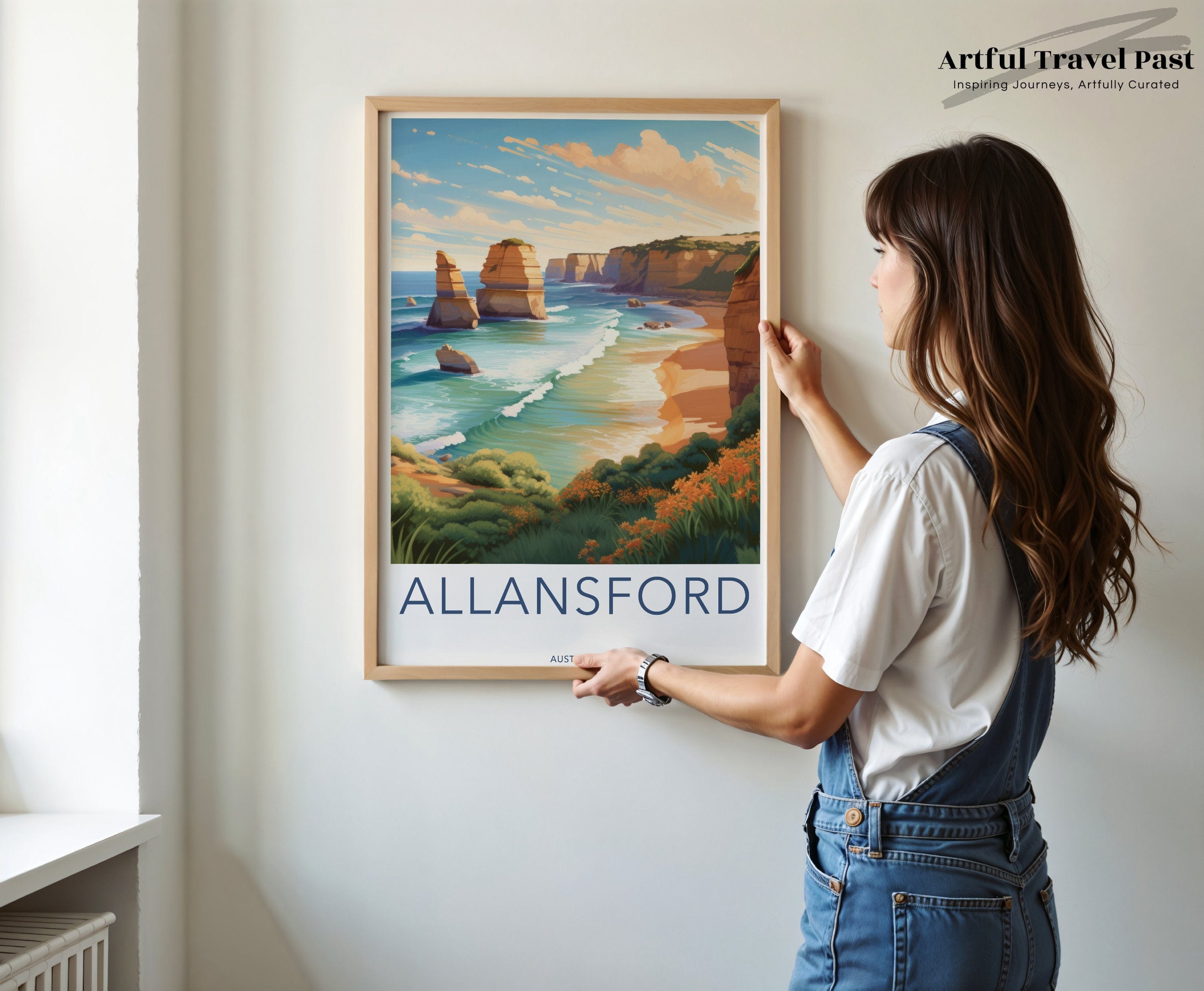 Wall Art Allansford Bay Poster | Australia Wall Art | Oceania Decor