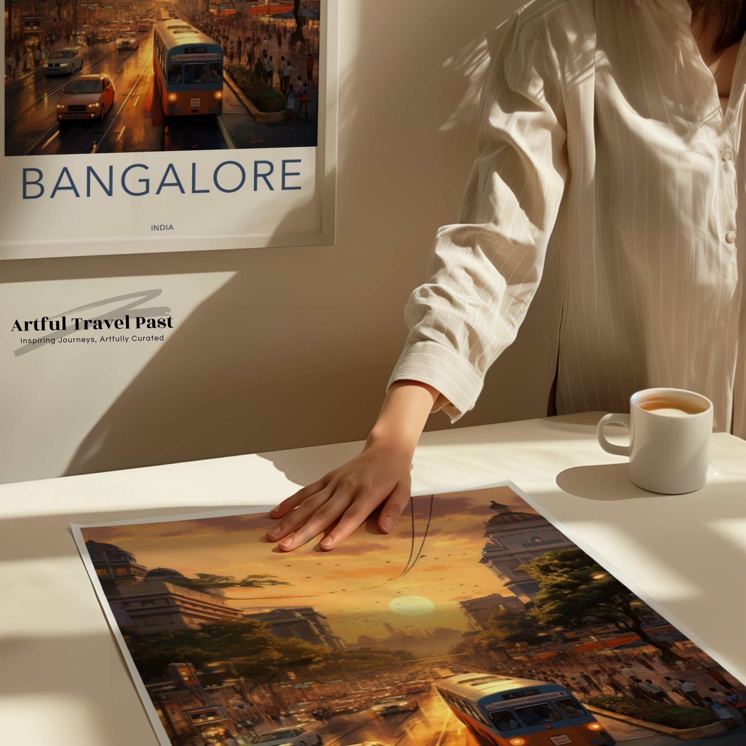 Wall Art Bangalore Poster | India Wall Art | South Asia Decor