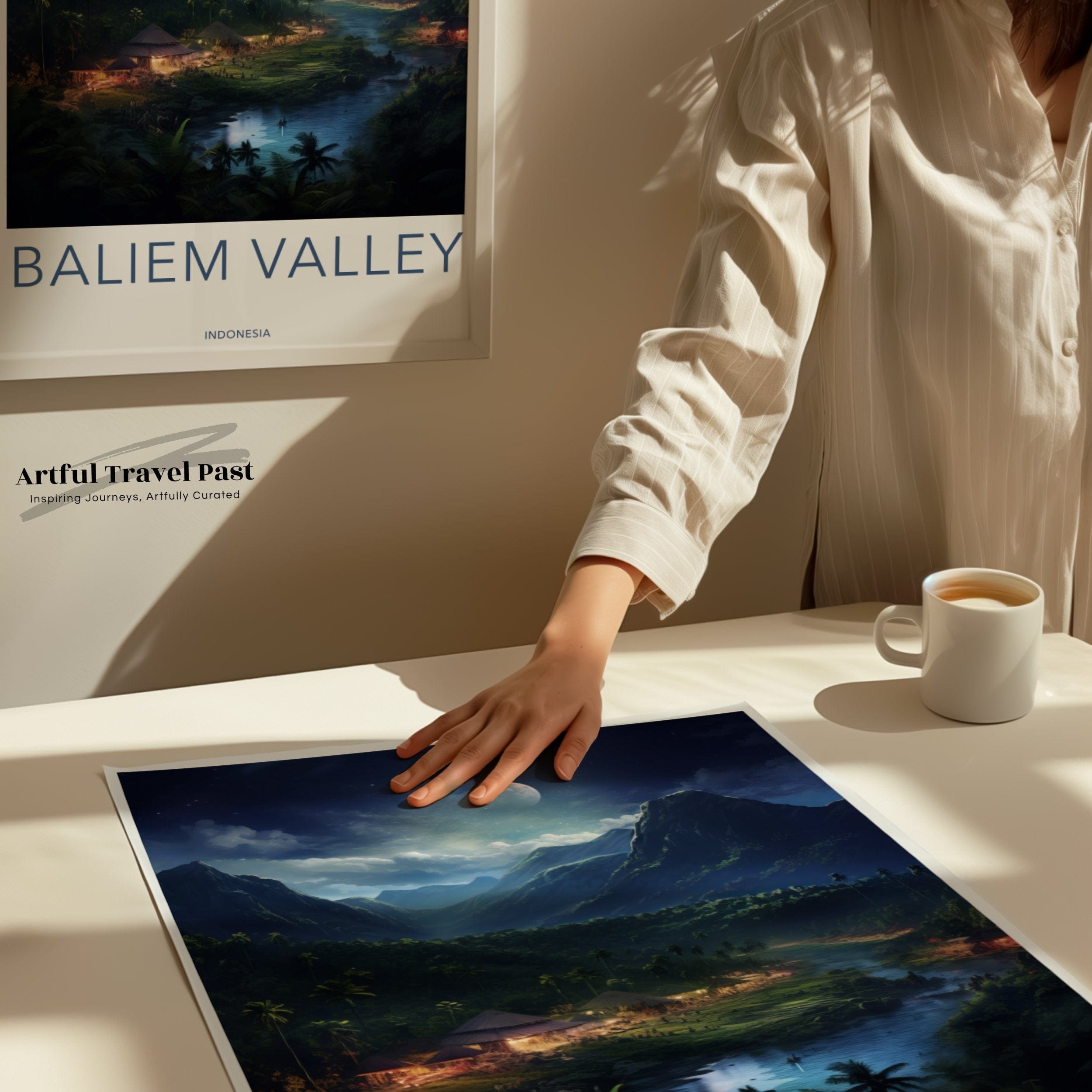 Wall Art Baliem Valley Poster | Indonesia Wall Art | Asia Decor