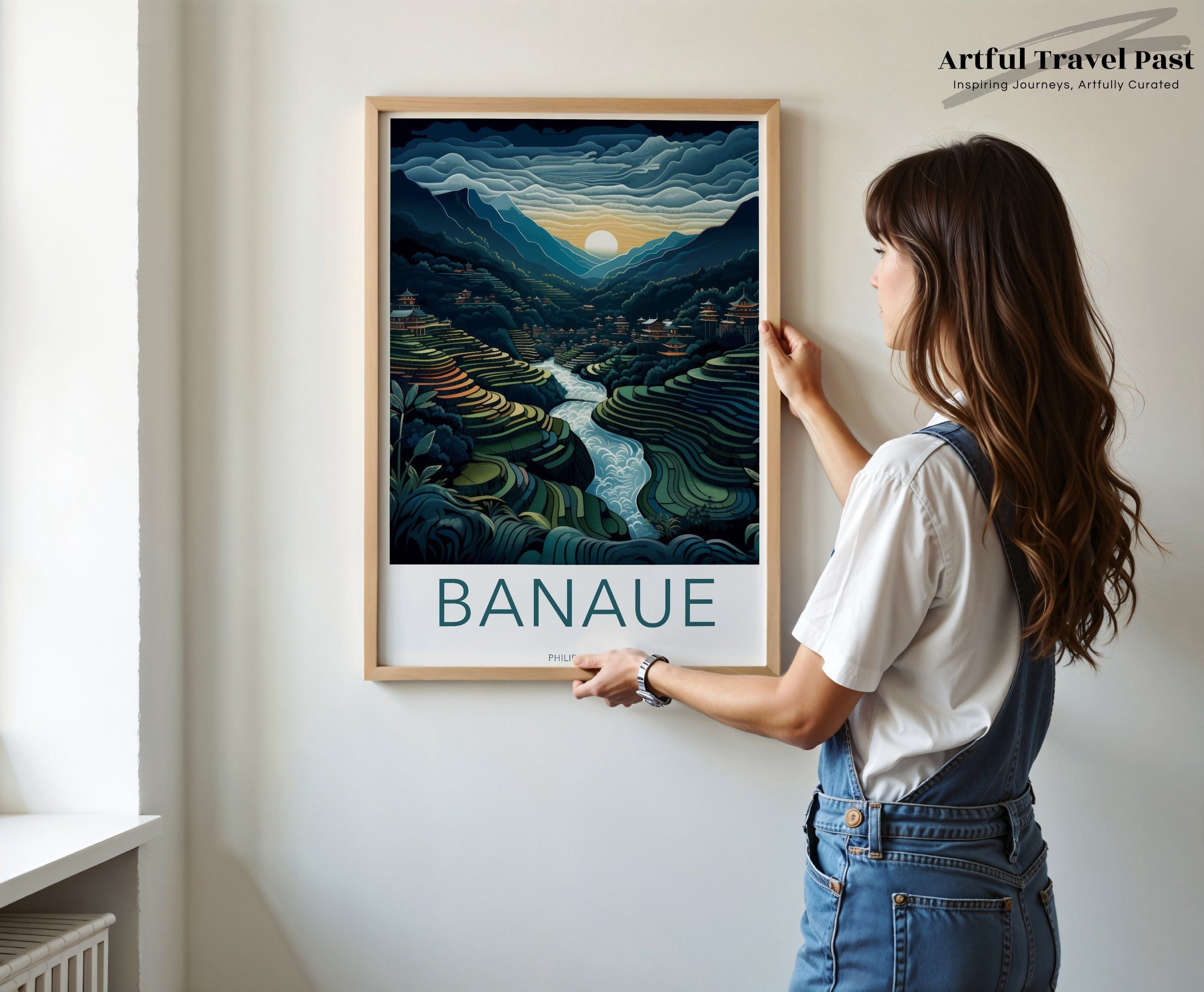 Wall Art Banaue Poster | Philippines Wall Art | Asia Decor