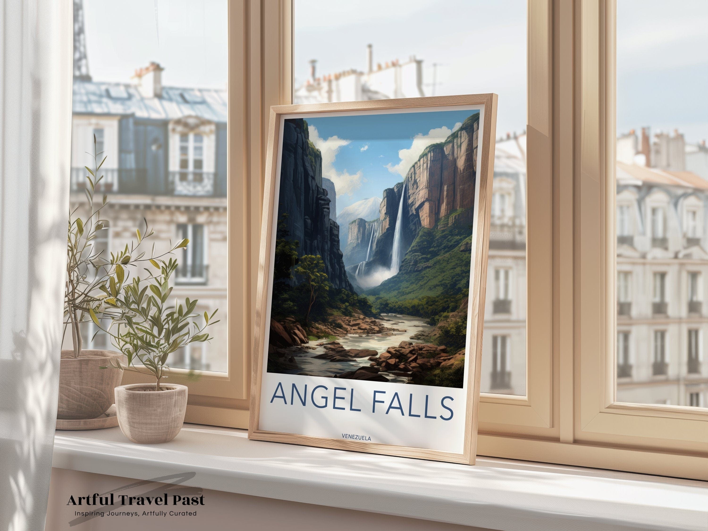 Wall Art Angel Falls Poster | Canaima National Park | Venezuela Wall Art