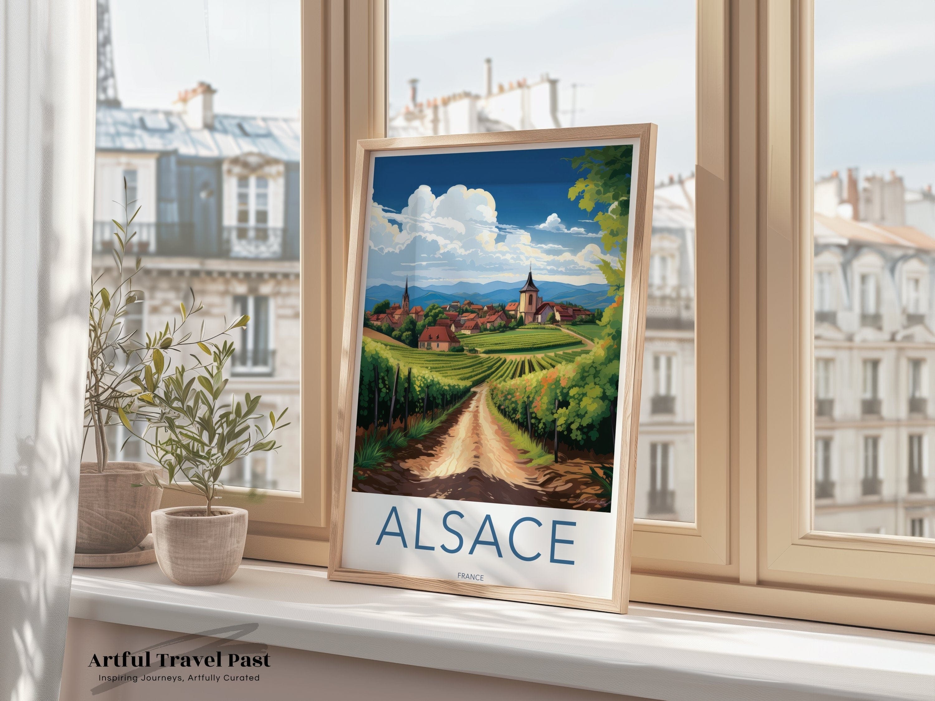 Wall Art Alsace Poster | French Countryside | France Wall Art