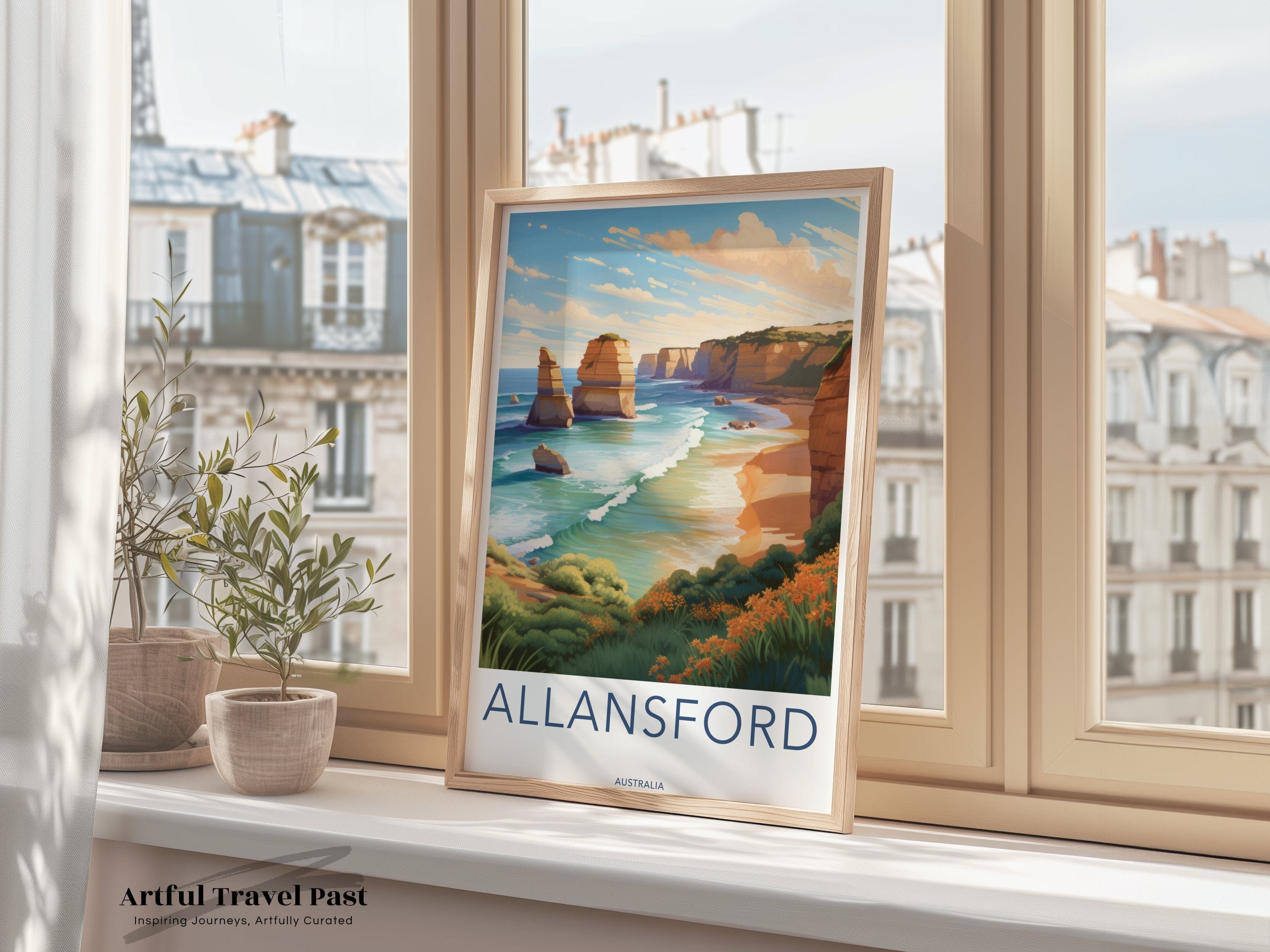 Wall Art Allansford Bay Poster | Australia Wall Art | Oceania Decor