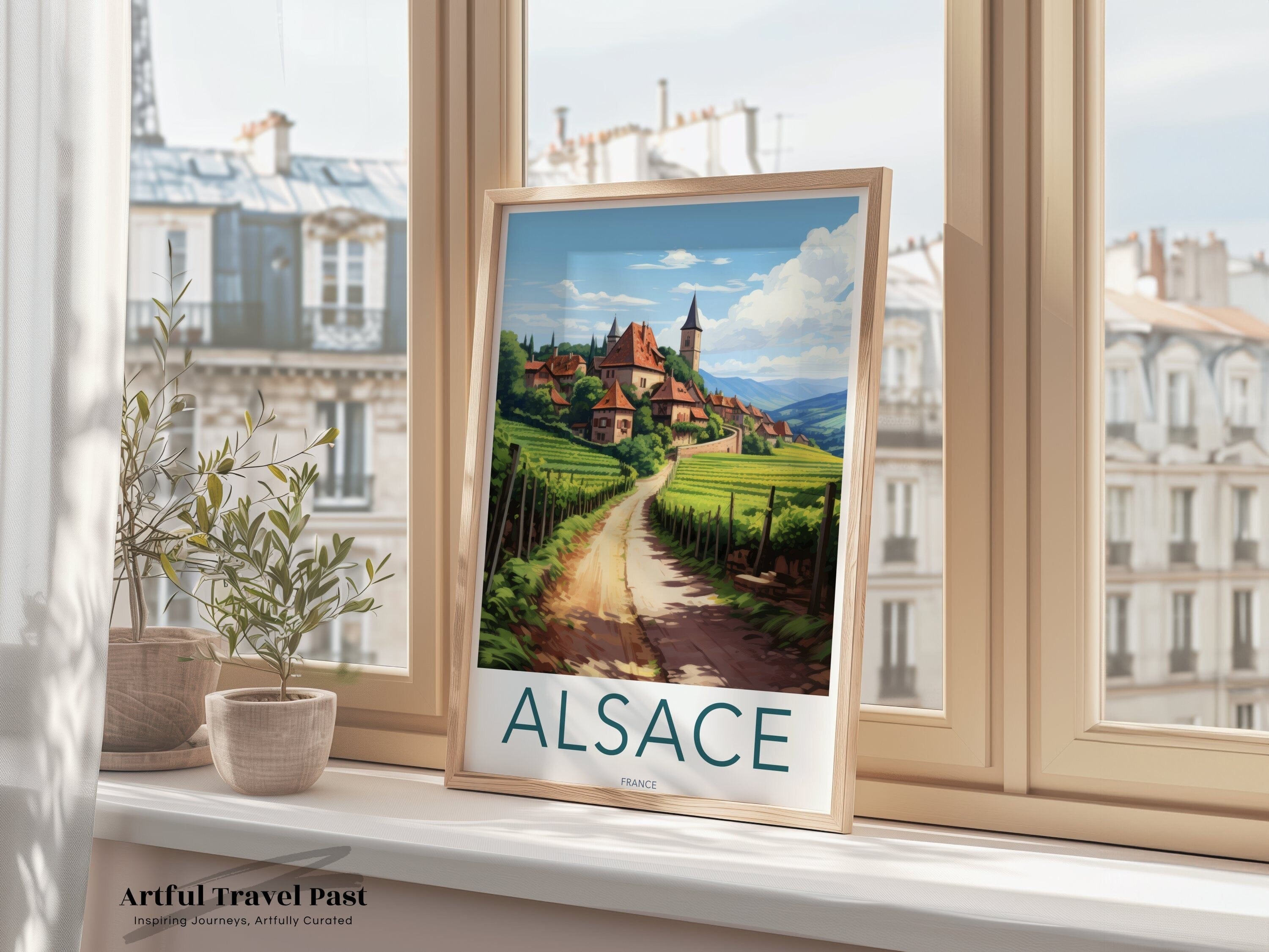 Wall Art Alsace Poster | France Wall Art | Europe Decor