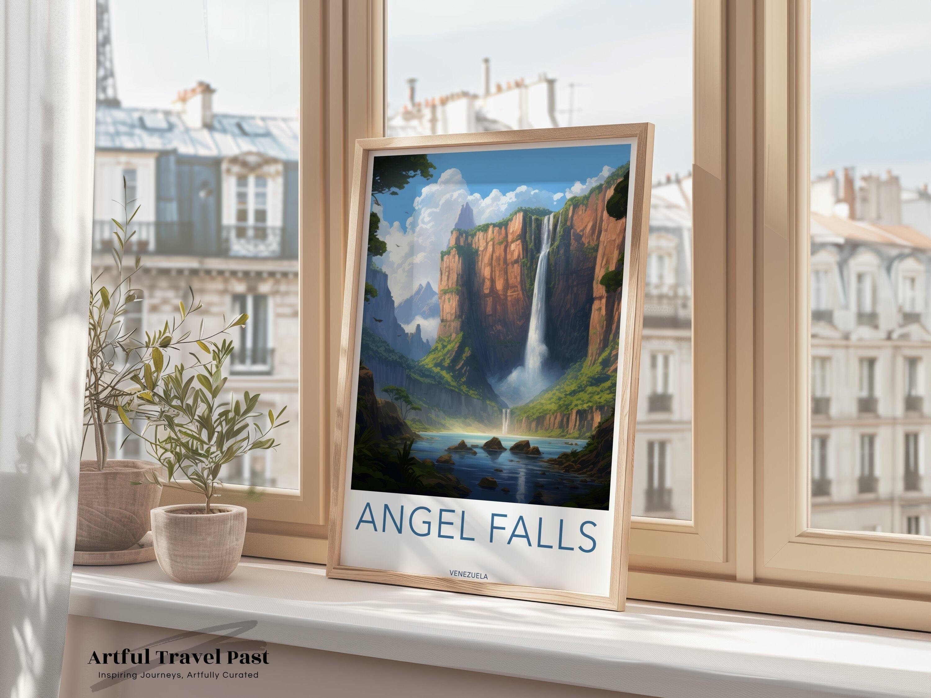 Wall Art Angel Falls Poster | UNESCO Site | Venezuela Wall Art