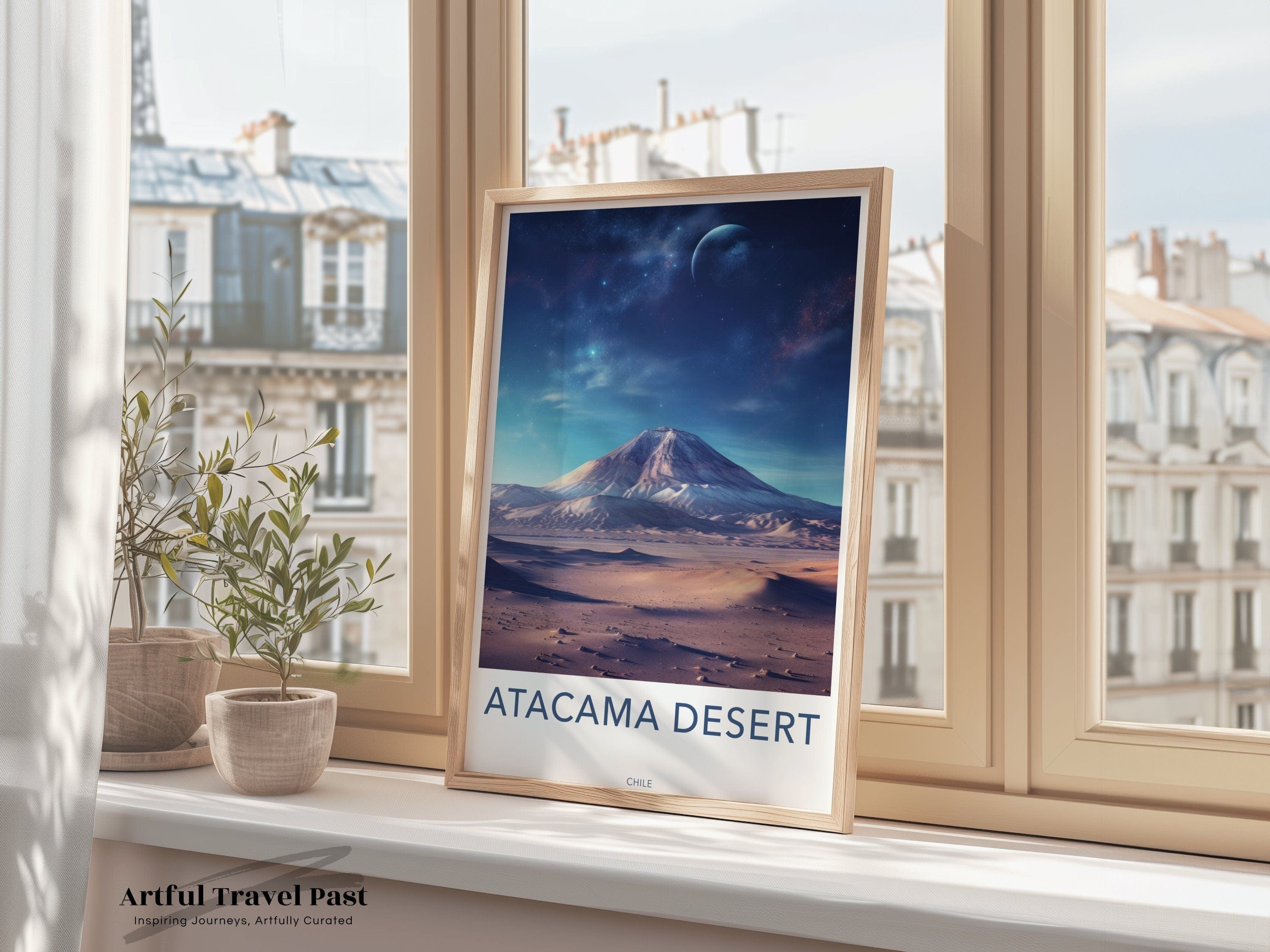 Wall Art Atacama Desert Poster | Starry Sky | Chile Wall Art