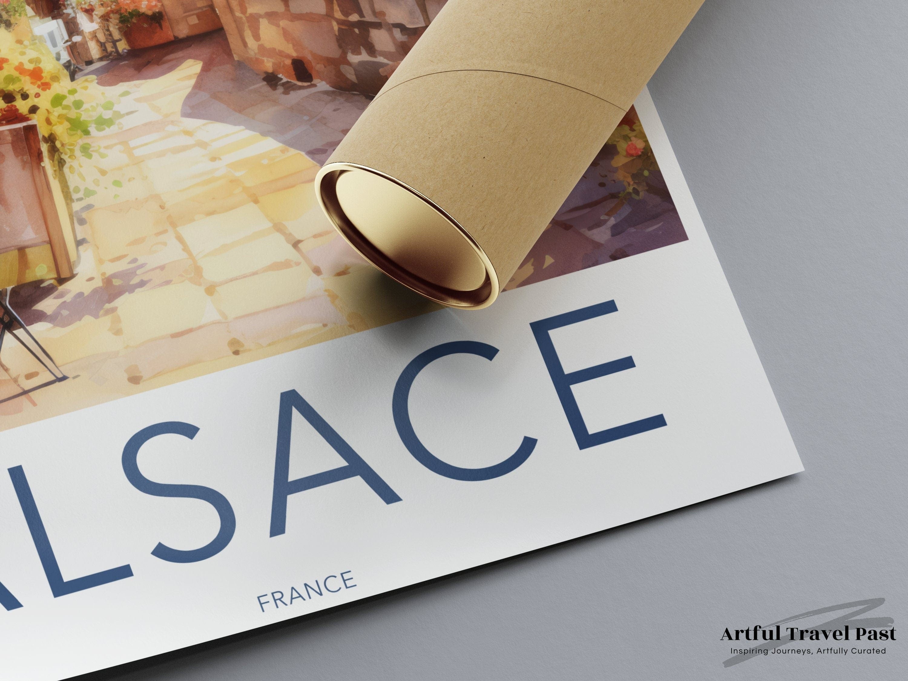 Wall Art Alsace Poster | France Wall Art | Europe Decor