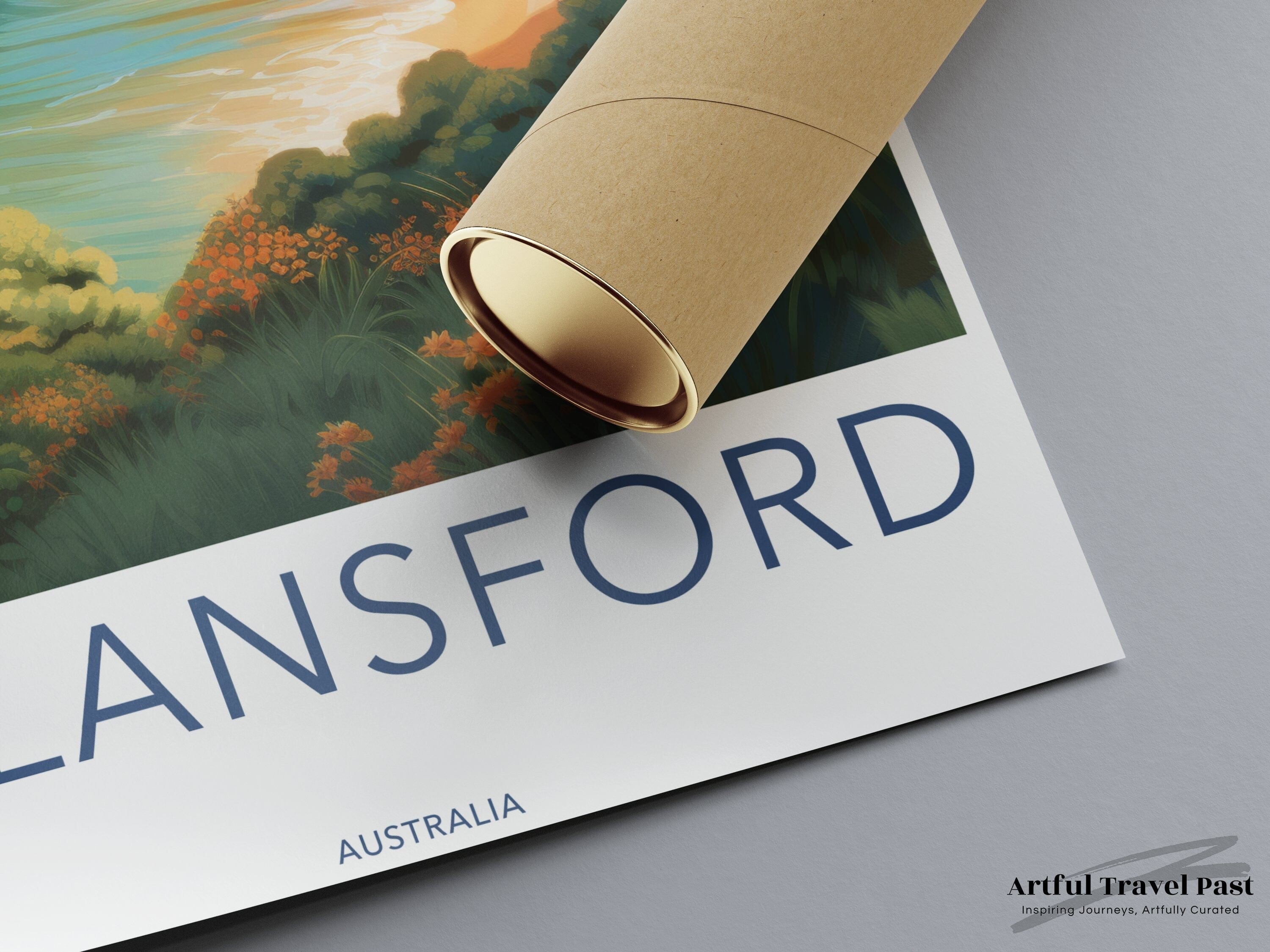 Wall Art Allansford Bay Poster | Australia Wall Art | Oceania Decor